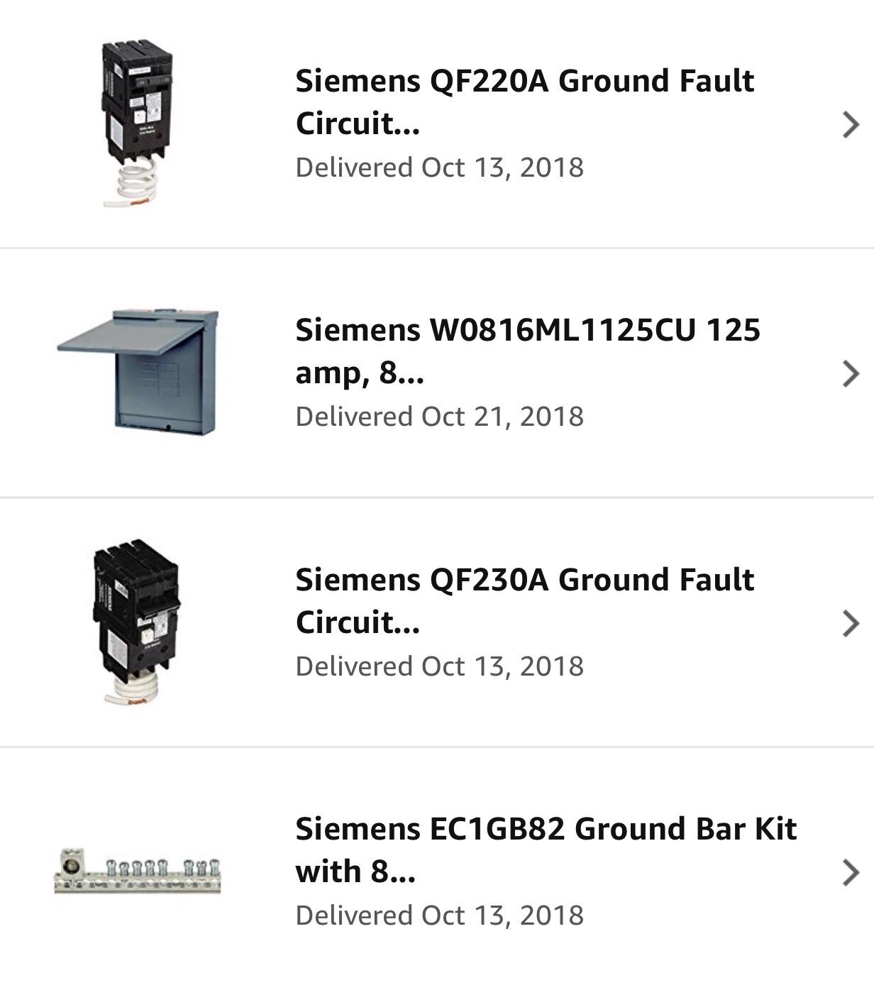 Siemens W0816ML1125CU 125 amp, 8 Space, 16 Circuit, Outdoor Center Load Center, Gray customer photo 1