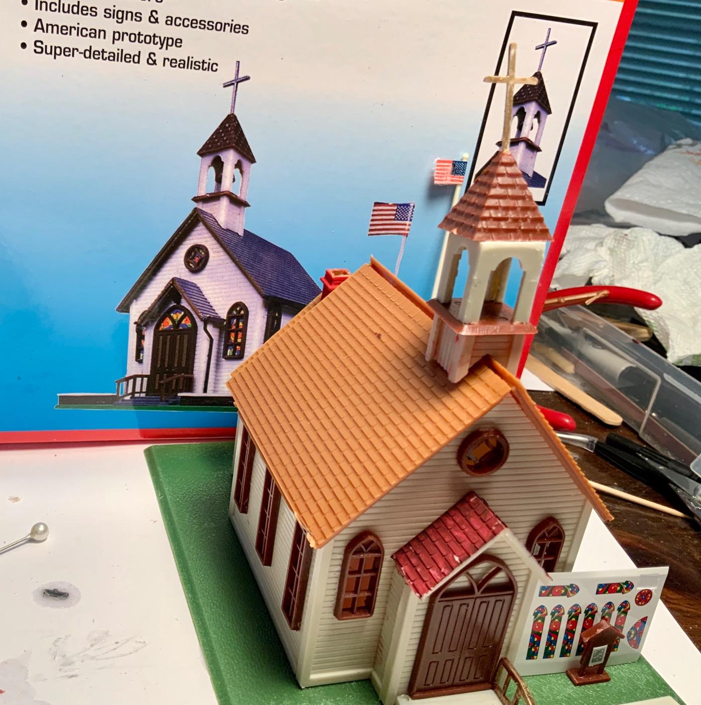 Life-Like Trains HO Scale Building Kits - Town Church customer photo 2