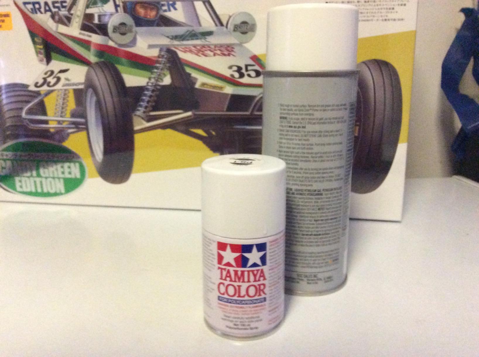 Tamiya 86001 PS-1 Polycarbonate Spray Paint, White customer photo 1