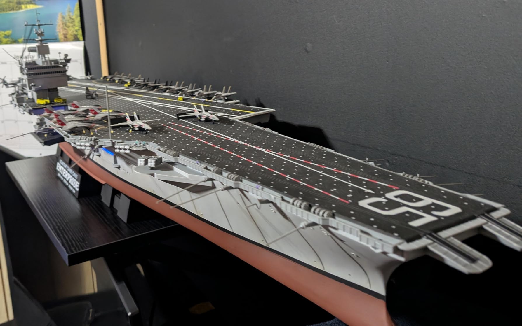 Tamiya 78007 1/350 USS Enterprise Aircraft Carrier Plastic Model Boat Kit customer photo 1