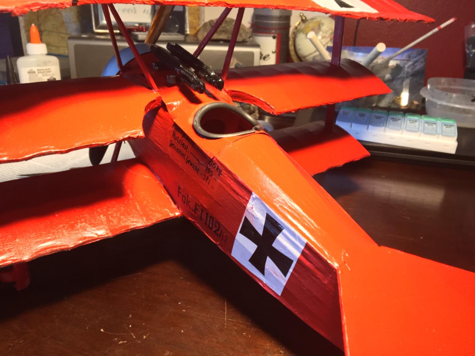 Guillow's Fokker DR1 Triplane Laser Cut Model Kit customer photo 2