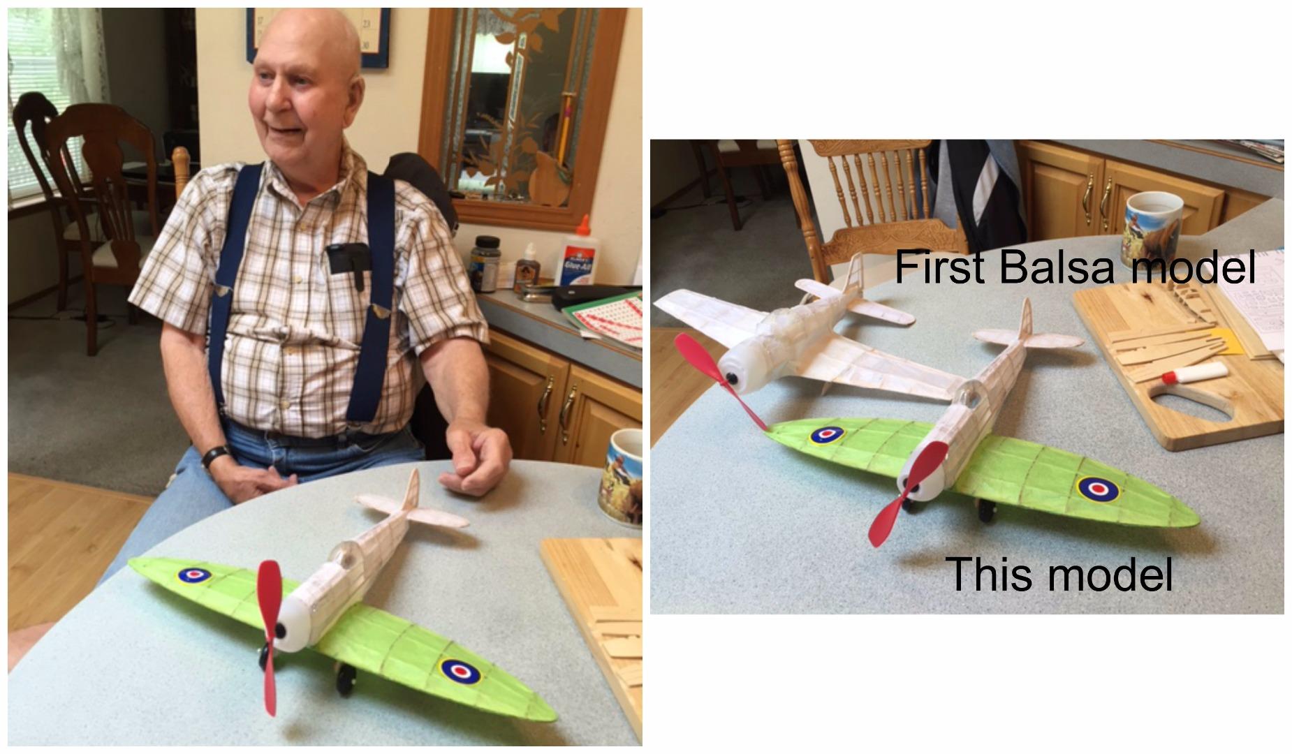 Guillow's Spitfire Model Kit customer photo 1