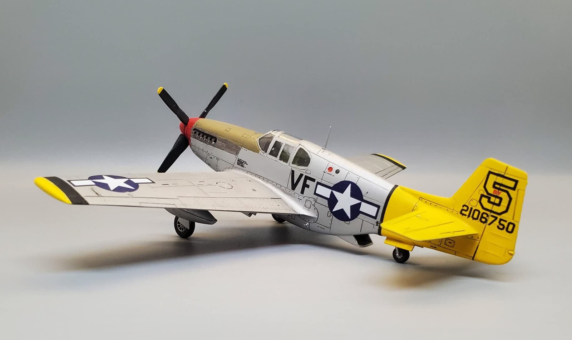 Academy The Fighter of World War II P-51C Model Kit, Gray customer photo 2