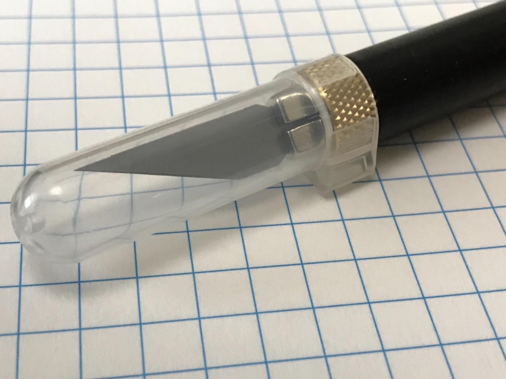 OLFA Graphic Art Knife Set (AK-4) - Precision Hobby Craft Knife Kit (1 Knife & 4 Blades) w/Cushioned Grip, Replacement Blades: OLFA KB, KB4-F/5, KB4-NS/3, KB4-R/5, KB4-S/5, KB4-WS/3 Art Blades customer photo 1