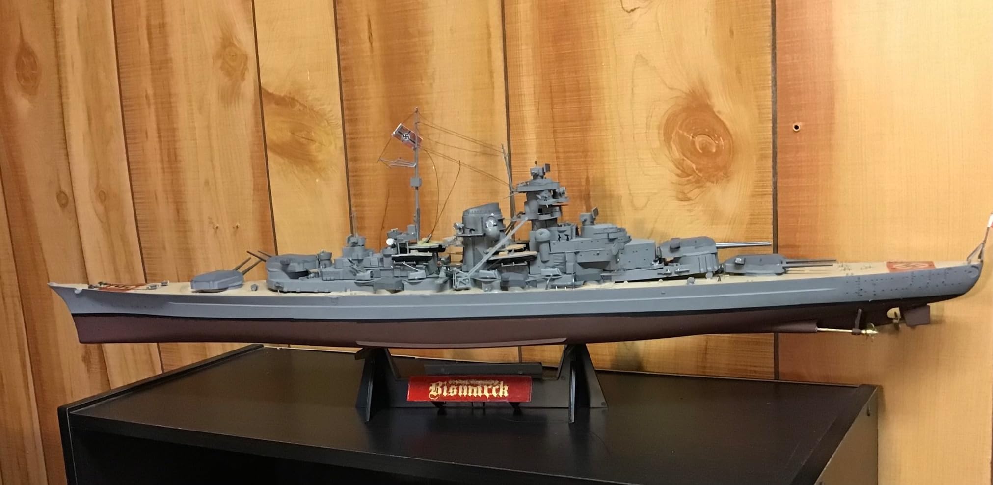 Tamiya 78013 1/350 German Battleship Bismarck Plastic Model Boat Kit customer photo 1