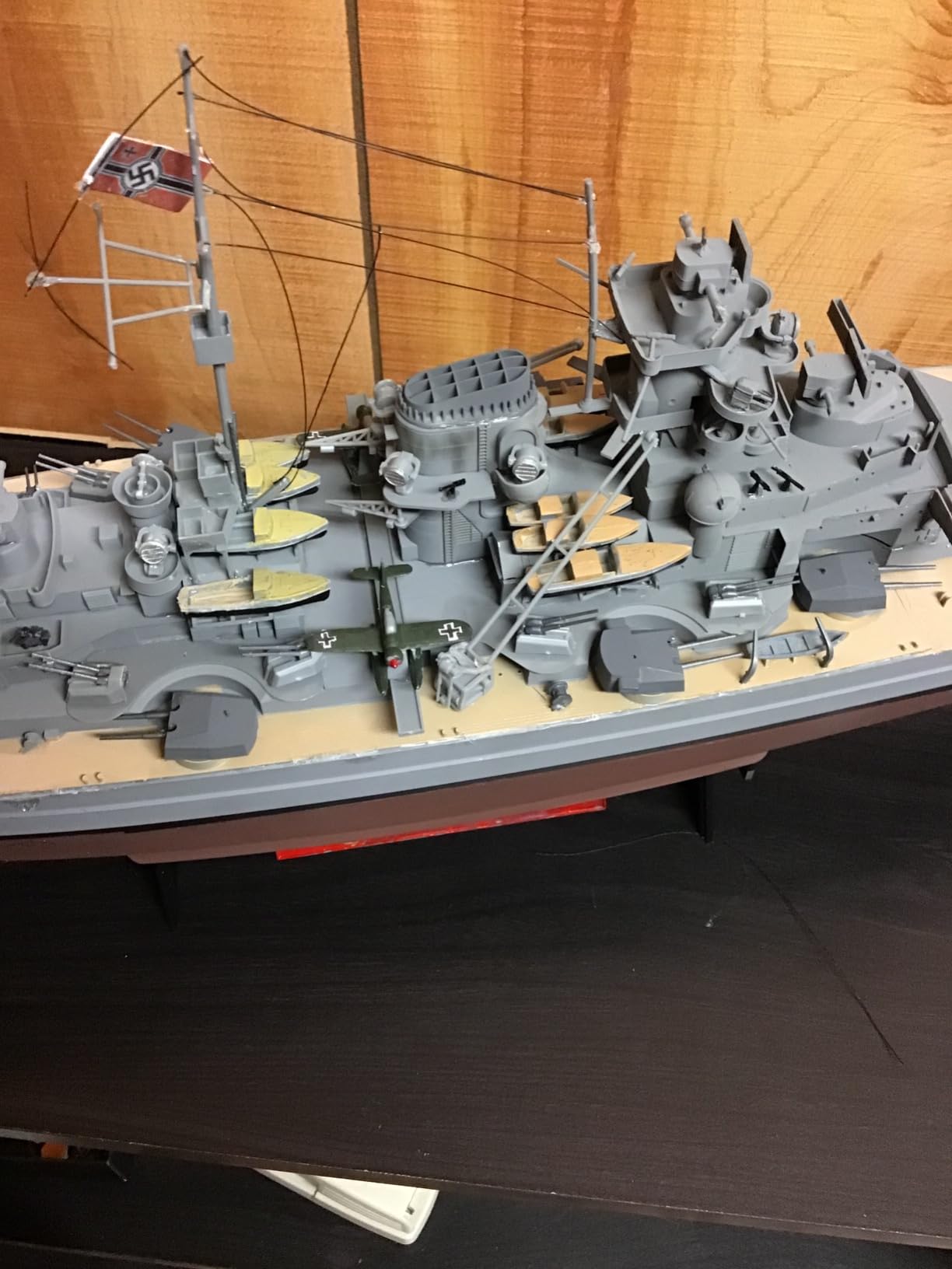 Tamiya 78013 1/350 German Battleship Bismarck Plastic Model Boat Kit customer photo 2