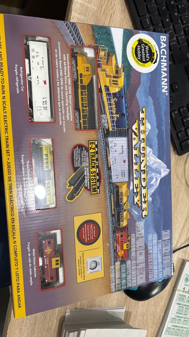 Bachmann Trains - Thunder Valley Ready To Run Electric Train Set - N Scale Multi, Medium customer photo 1