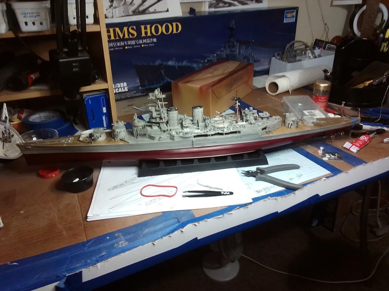 Trumpeter 1/350 Scale HMS Hood British Battleship customer photo 1