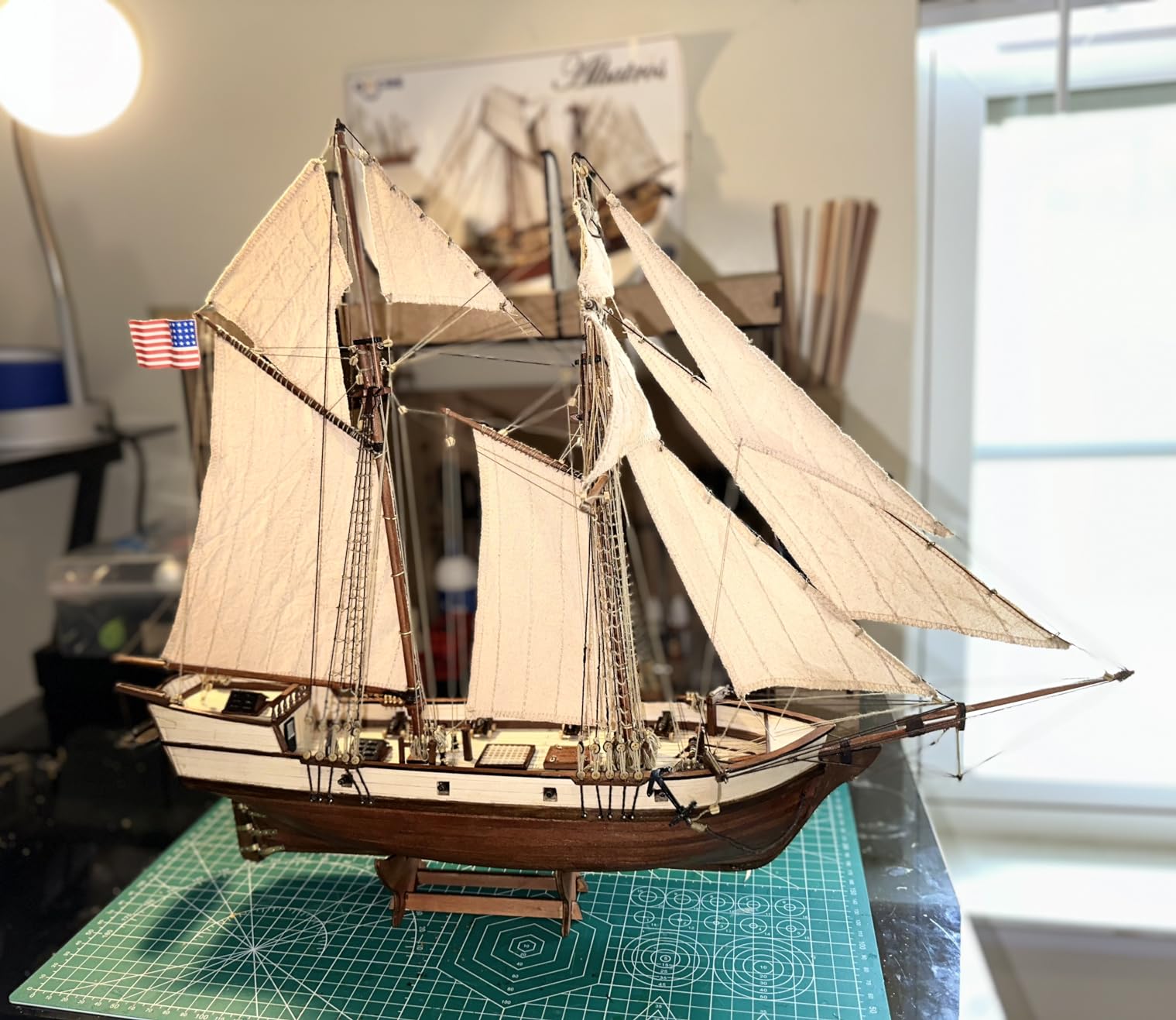 OcCre #12500 Albatross Wooden Ship Kit, 1/100 Scale, 0.5 Liters, black customer photo 1