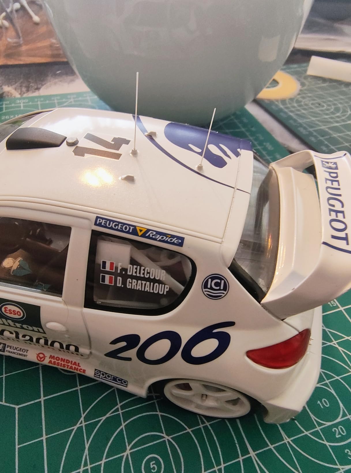 TAMIYA 1/24 Sports Car No.221 1/24 Peugeot 206 WRC 24221 customer photo 2