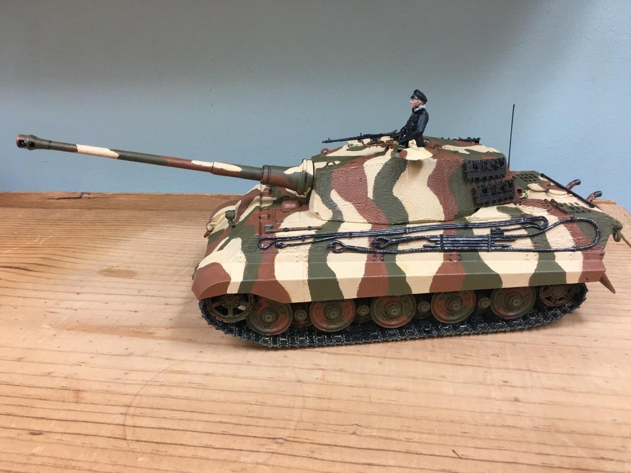 Tamiya 35164 1/35 King Tiger Production Turret Tank Plastic Model Kit customer photo 2