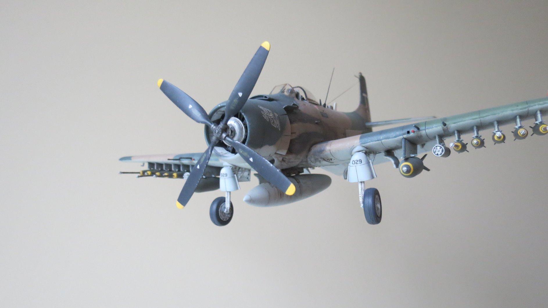 Tamiya 61073 1/48 Douglas A-1J Skyraider USAF Plastic Model Airplane Kit customer photo 1