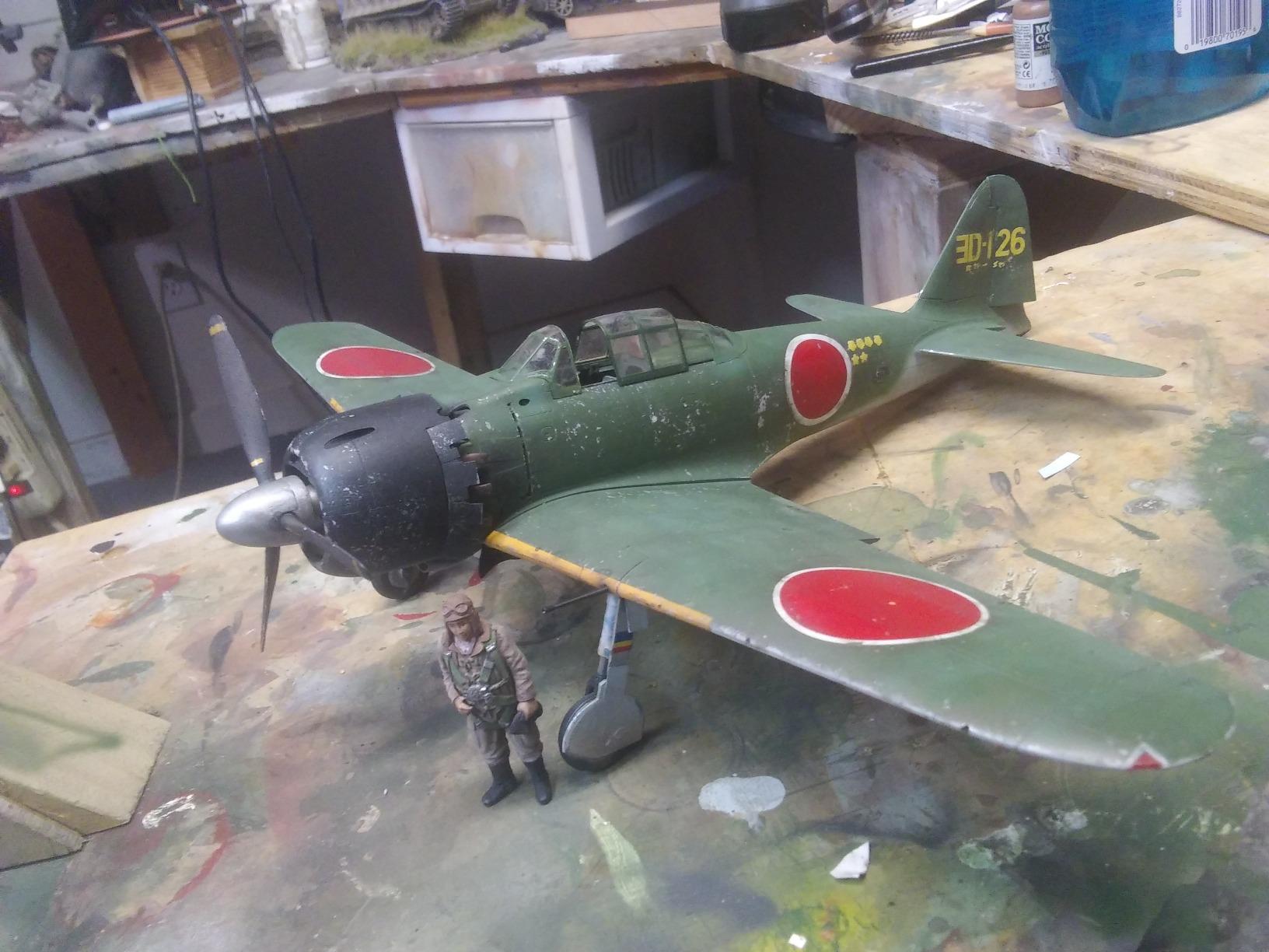 Tamiya 60318 1/32 Mitsubishi A6M5 Zero Fighter Plastic Model Airplane Kit customer photo 1