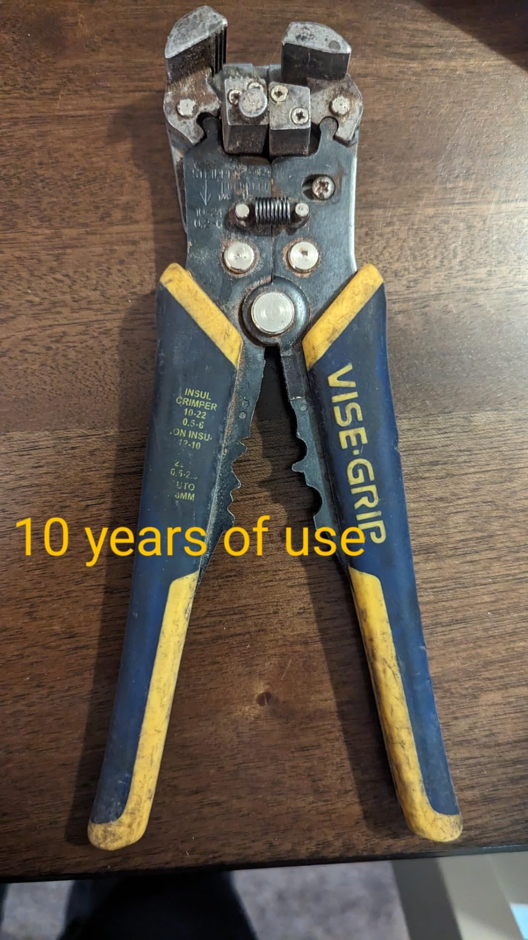 IRWIN VISE-GRIP Wire Stripper, 2 inch Jaw, Cuts 10-24 AWG, ProTouch Grip for Maximum Comfort (2078300) customer photo 1
