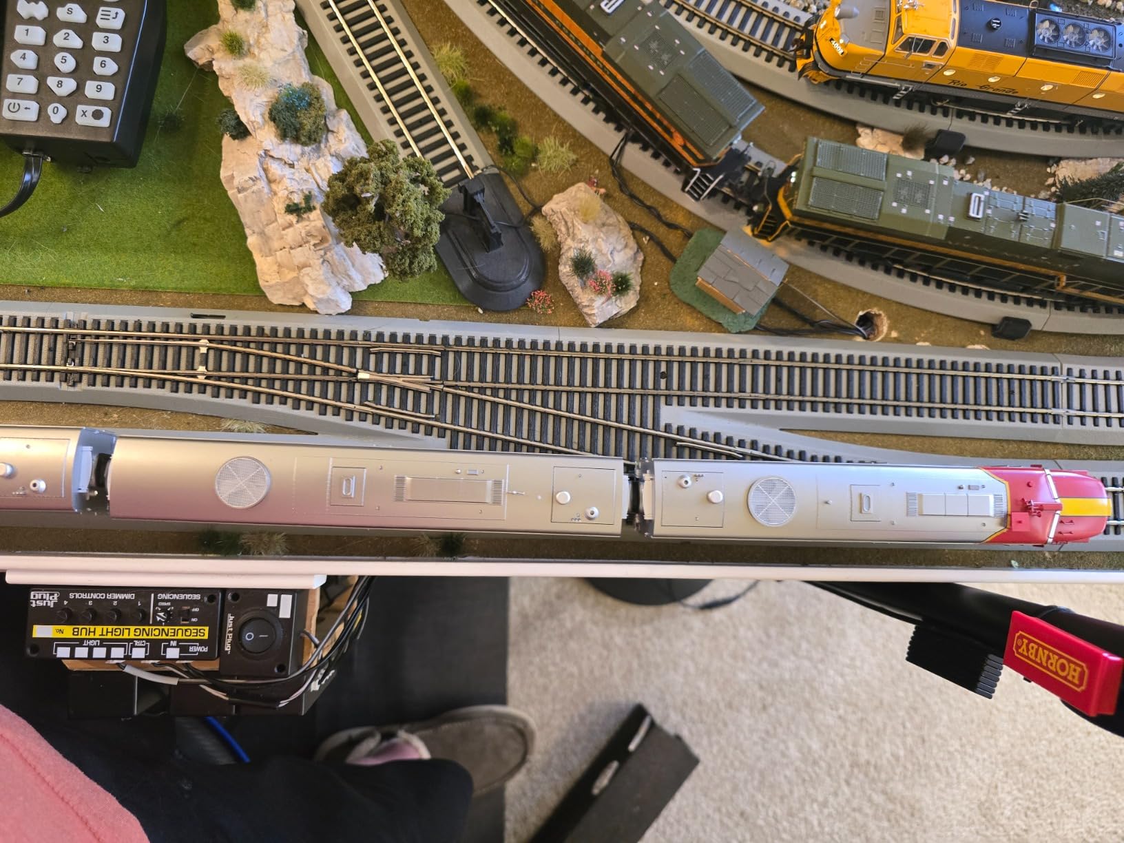 Bachmann Trains - E-Z Command DCC Equipped #6 Single Crossover Turnout - Left customer photo 2