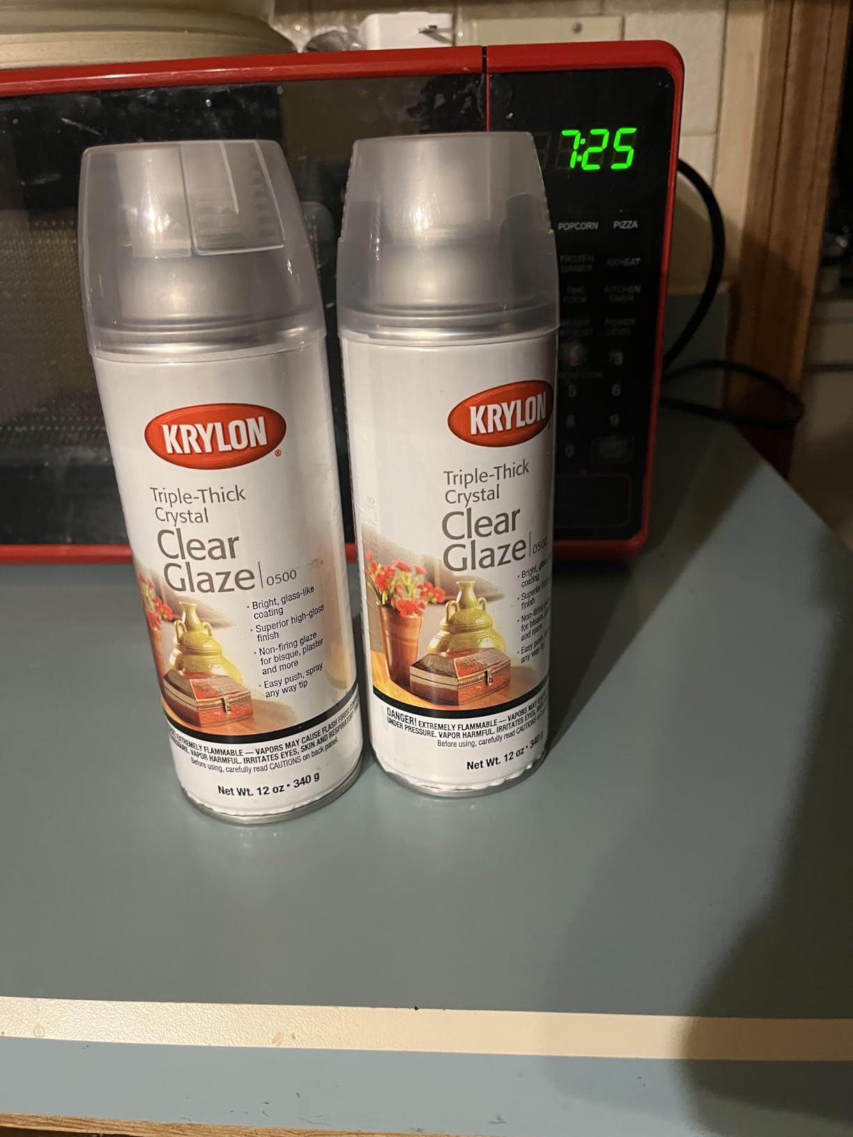 Krylon I00500A07 12-Ounce Triple Thick Clear Glaze Aerosol Spray,High-Gloss customer photo 2
