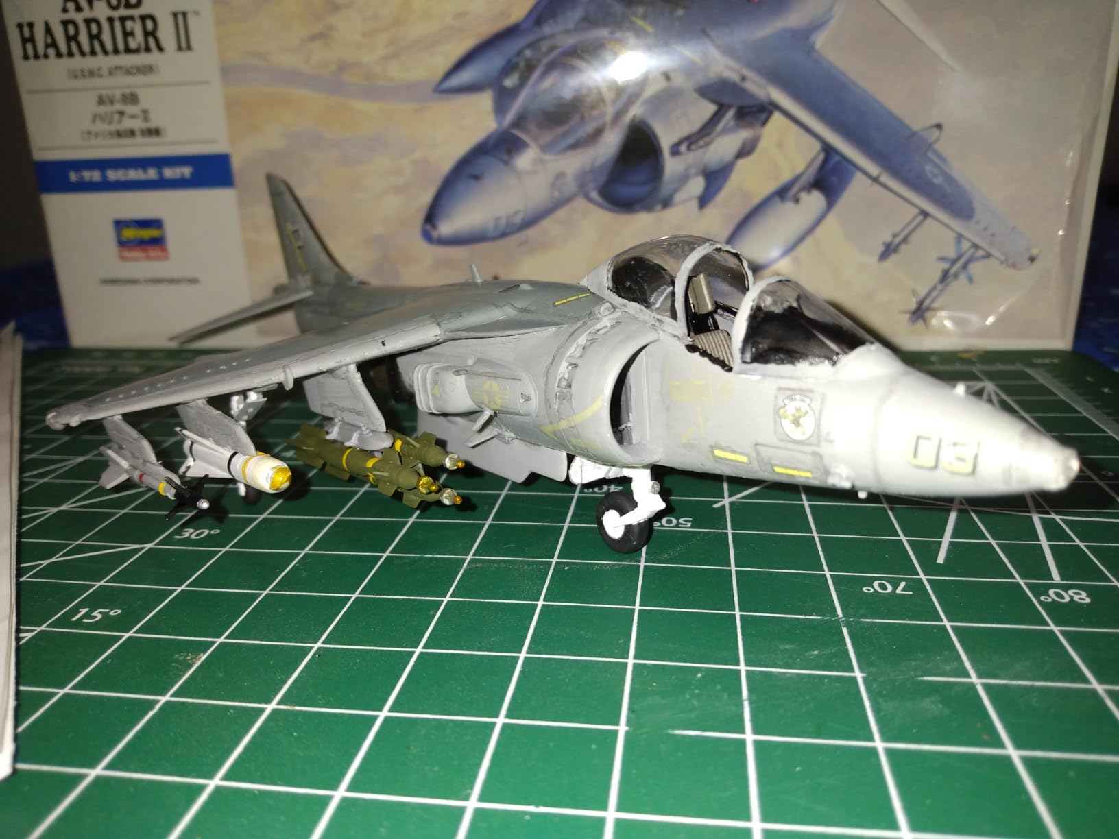Hasegawa 1:72 Scale AV-8B Harrier 11 Model Kit customer photo 2
