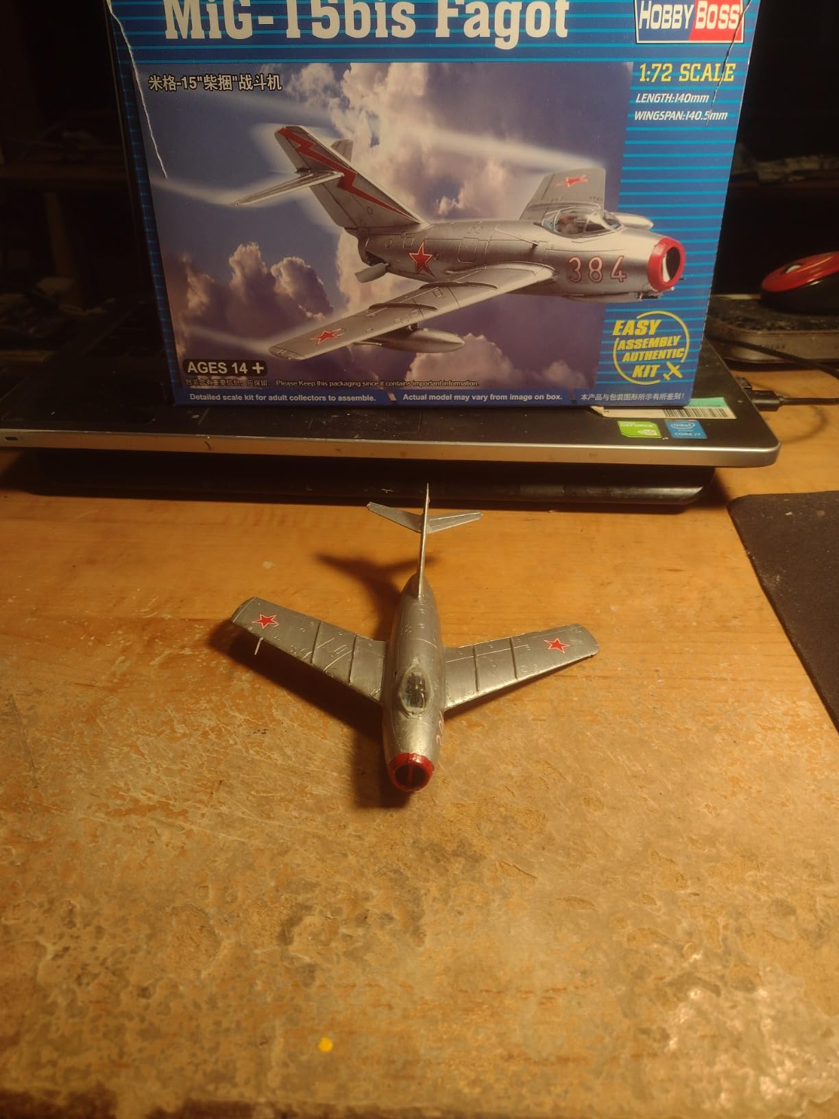 Hobby Boss MiG-15Bis Fagot Airplane Model Building Kit customer photo 2