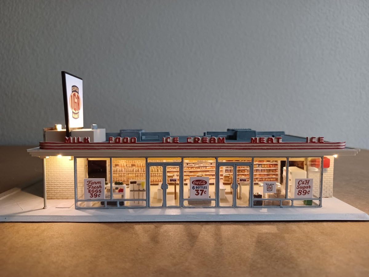 Walthers Life-Like Ace Super Market 433-1330 HO Scale Model Railroad - Structure Kit customer photo 2