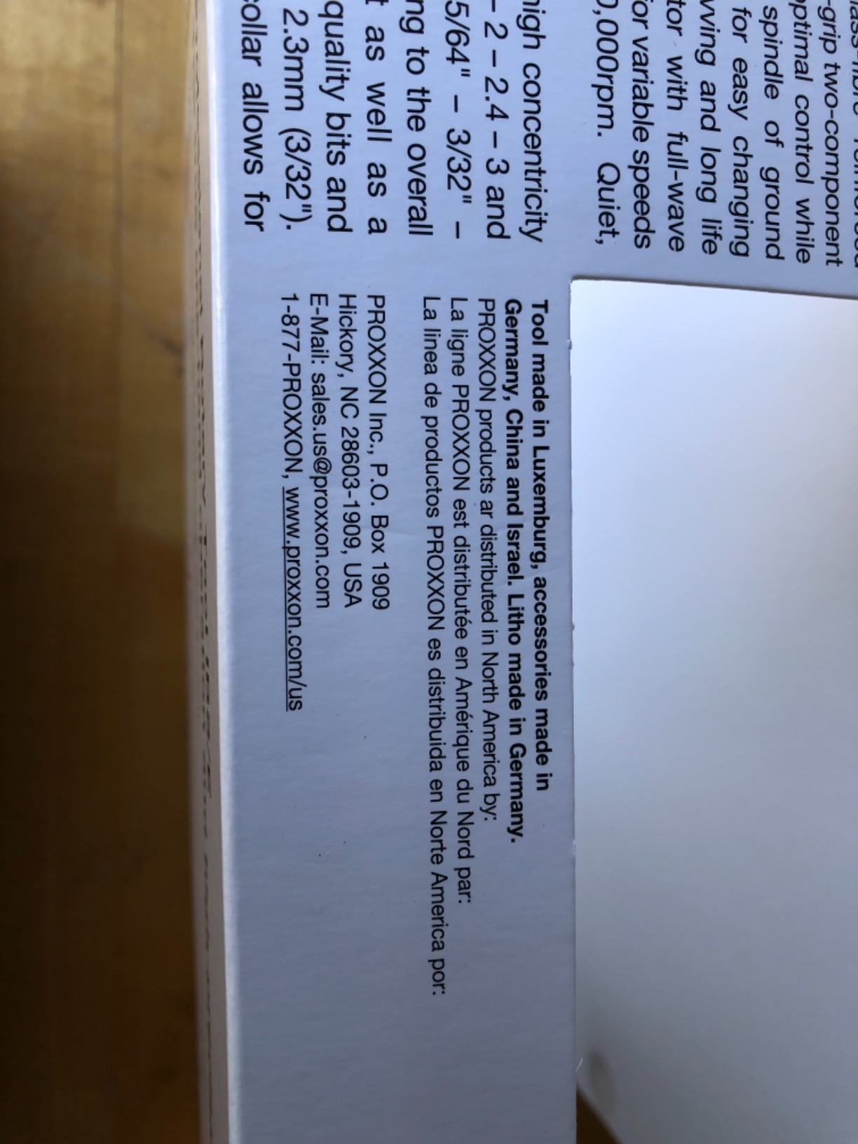 Proxxon Professional Rotary Tool IBS/E, 38481 customer photo 1