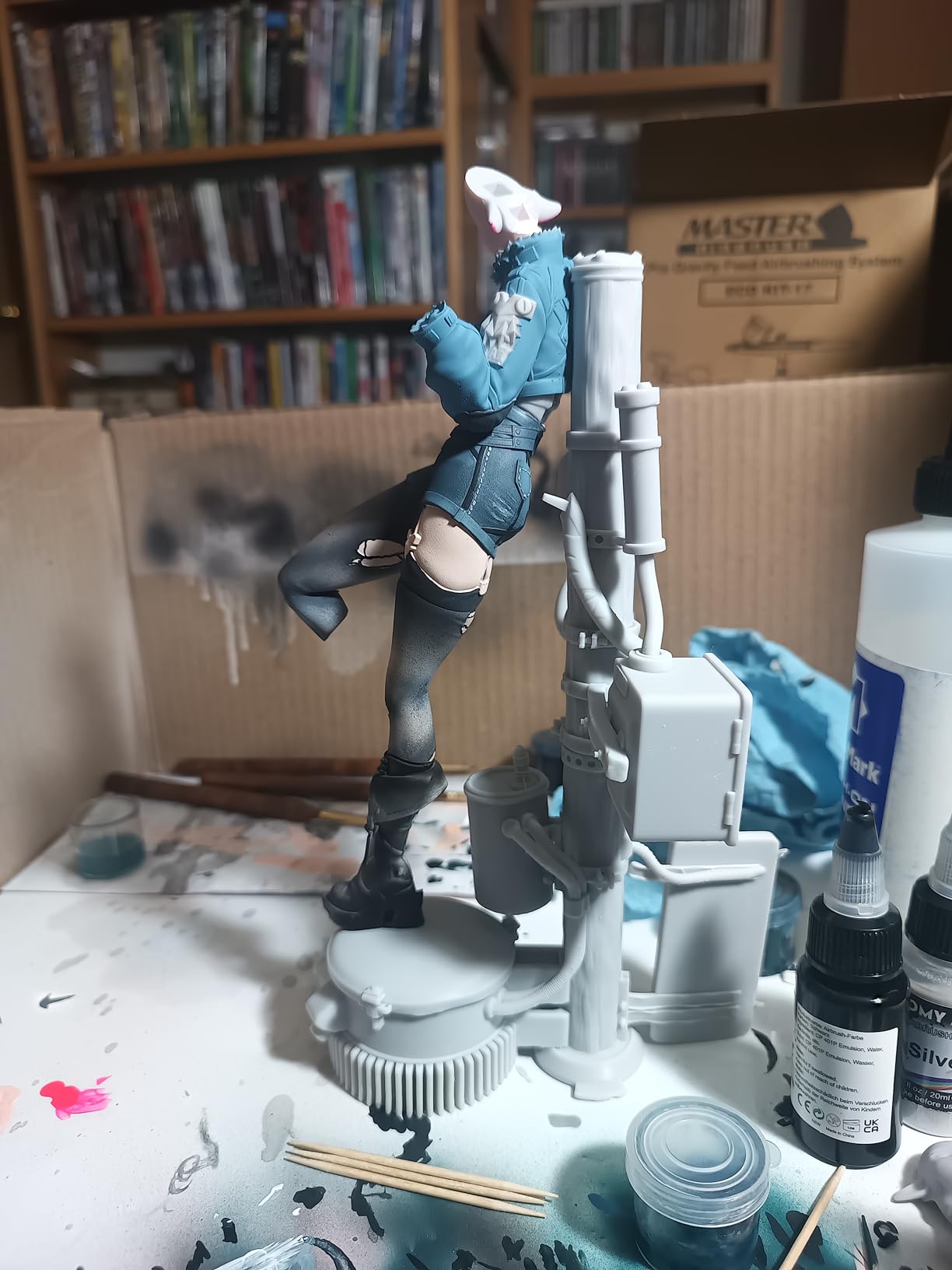 Master Airbrush Multi-Purpose Gravity Feed Air Brush Kit with Air Compressor - Model G22 customer photo 2