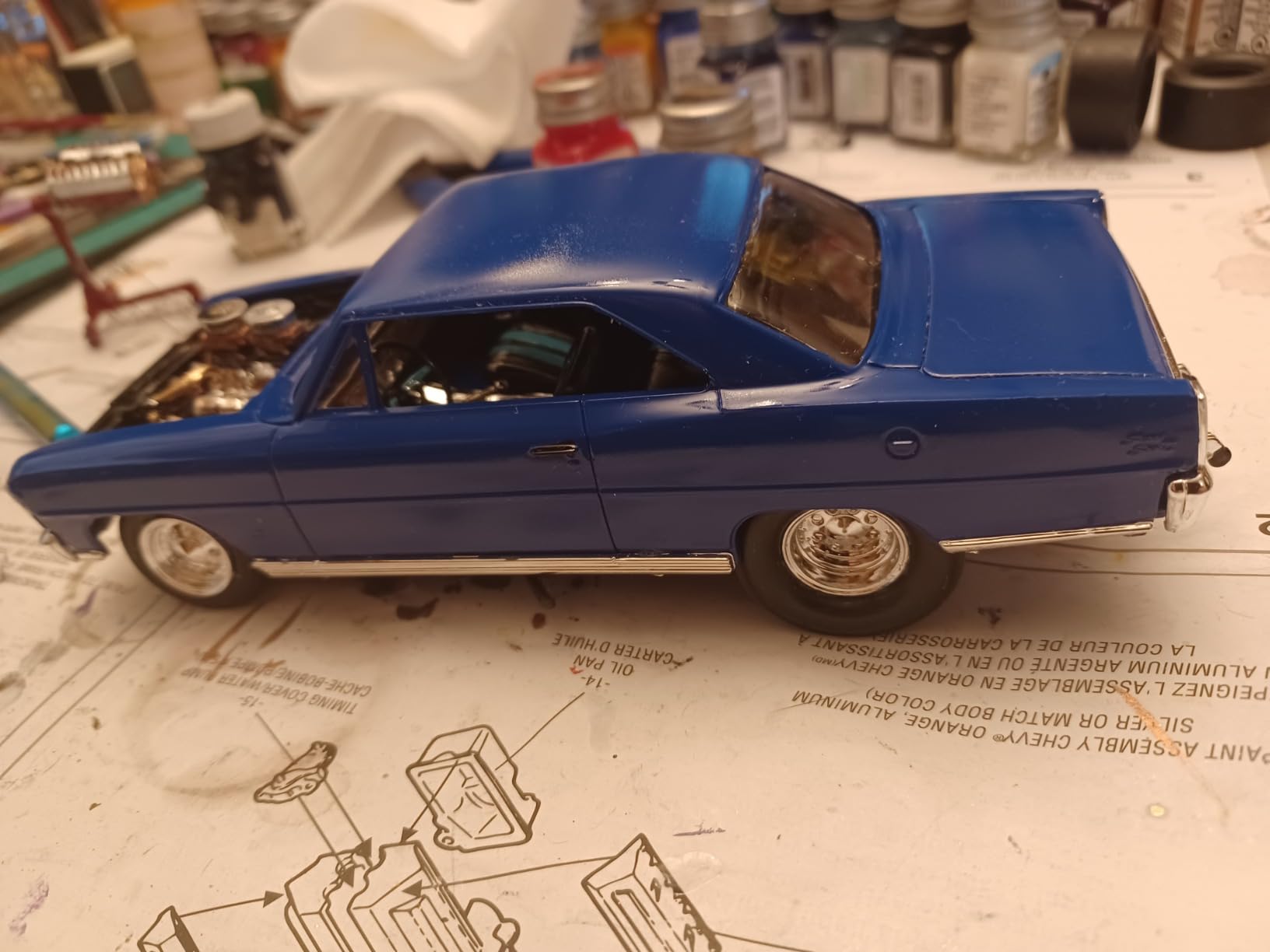 AMT636R Skill 2 Model Kit 1966 Chevrolet Nova Pro Street 1/25 Scale Model customer photo 1