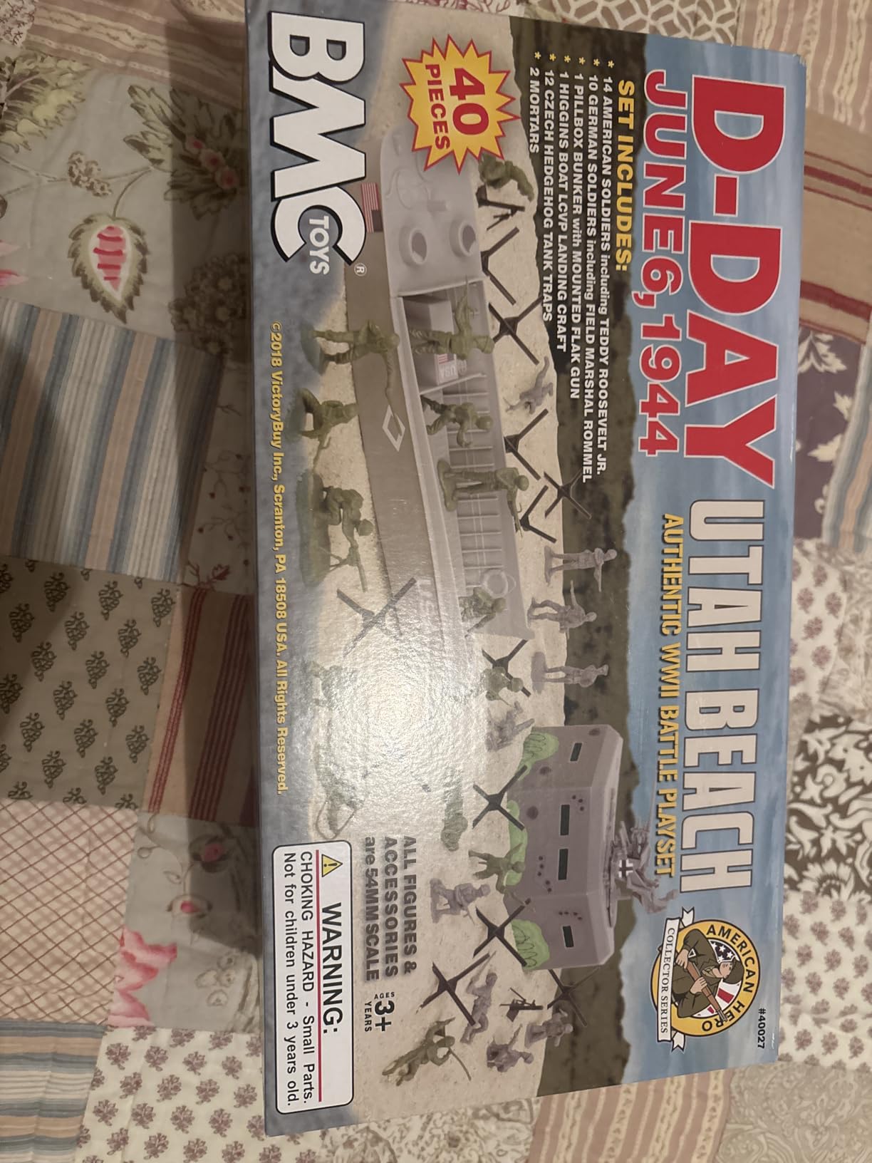 BMC WW2 D-Day Plastic Army Men - Utah Beach 40pc Soldier Figures Playset customer photo 2