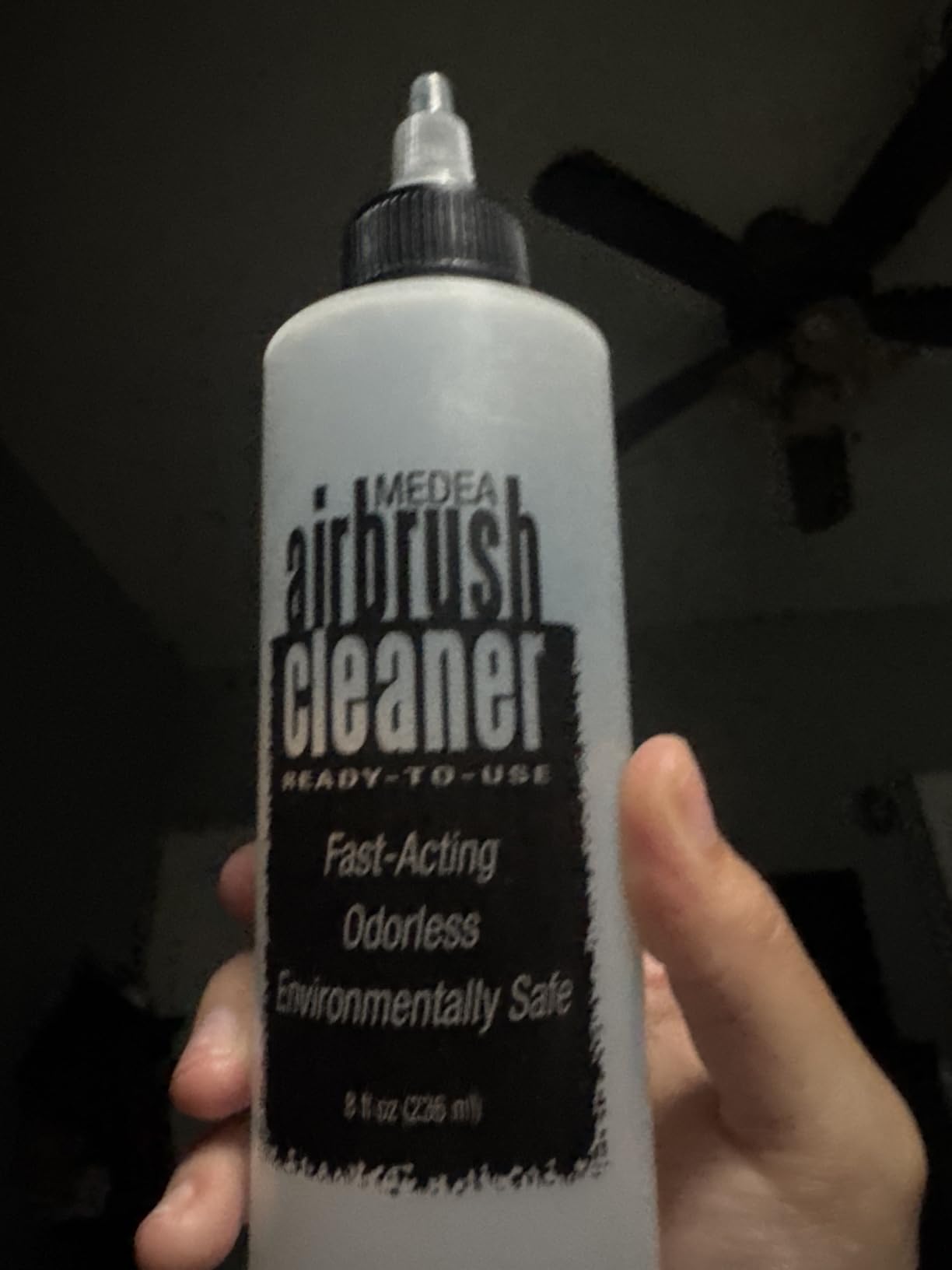 Medea Airbrush Cleaner 16 oz - Ready-to-Use Solution for Airbrushes, Paint Brushes & Artist Tools - For Acrylic, Oil & Water-Based Paints, Inks, Dyes, Watercolors and Gouache. Deep Cleans & Flushes customer photo 2