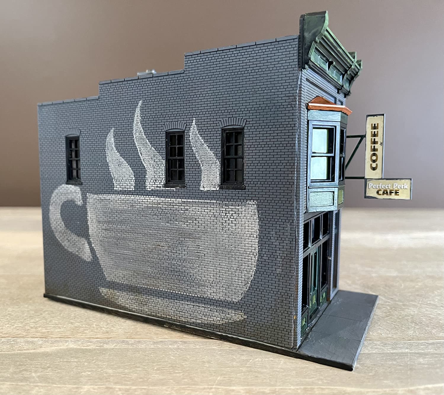 Walthers Cornerstone Village Pizza 933-3469 HO Scale Model Railroad - Structure Kit customer photo 2