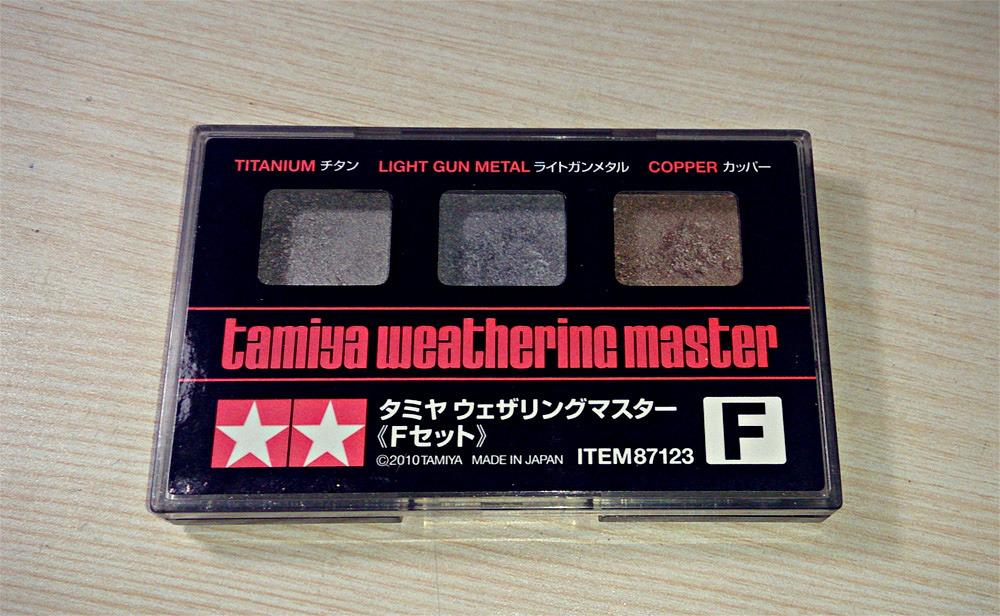 TAMIYA TAM87123 300087123 - WM Ageing Set F, Titanium/H.G. Metal/Copper customer photo 1