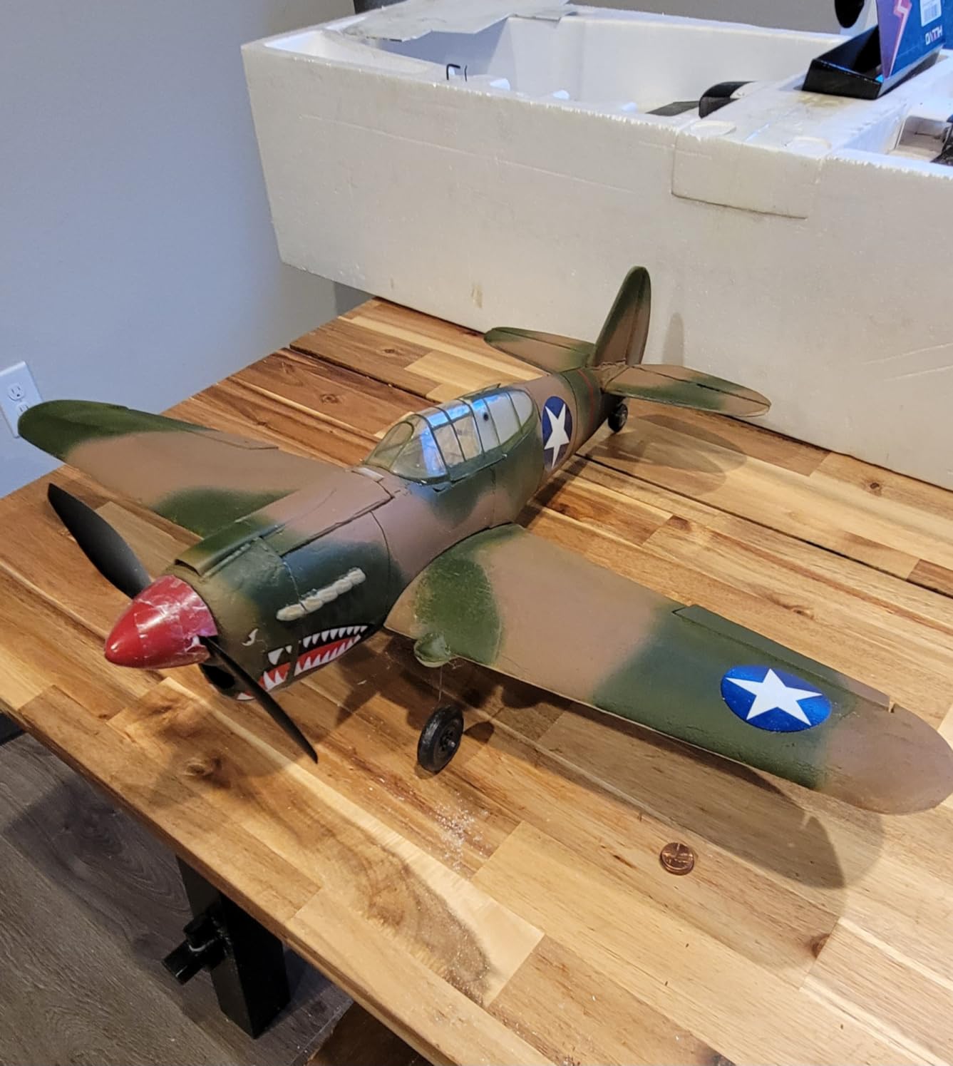 Guillow's P-40 Warhawk Laser Cut Model Kit customer photo 1
