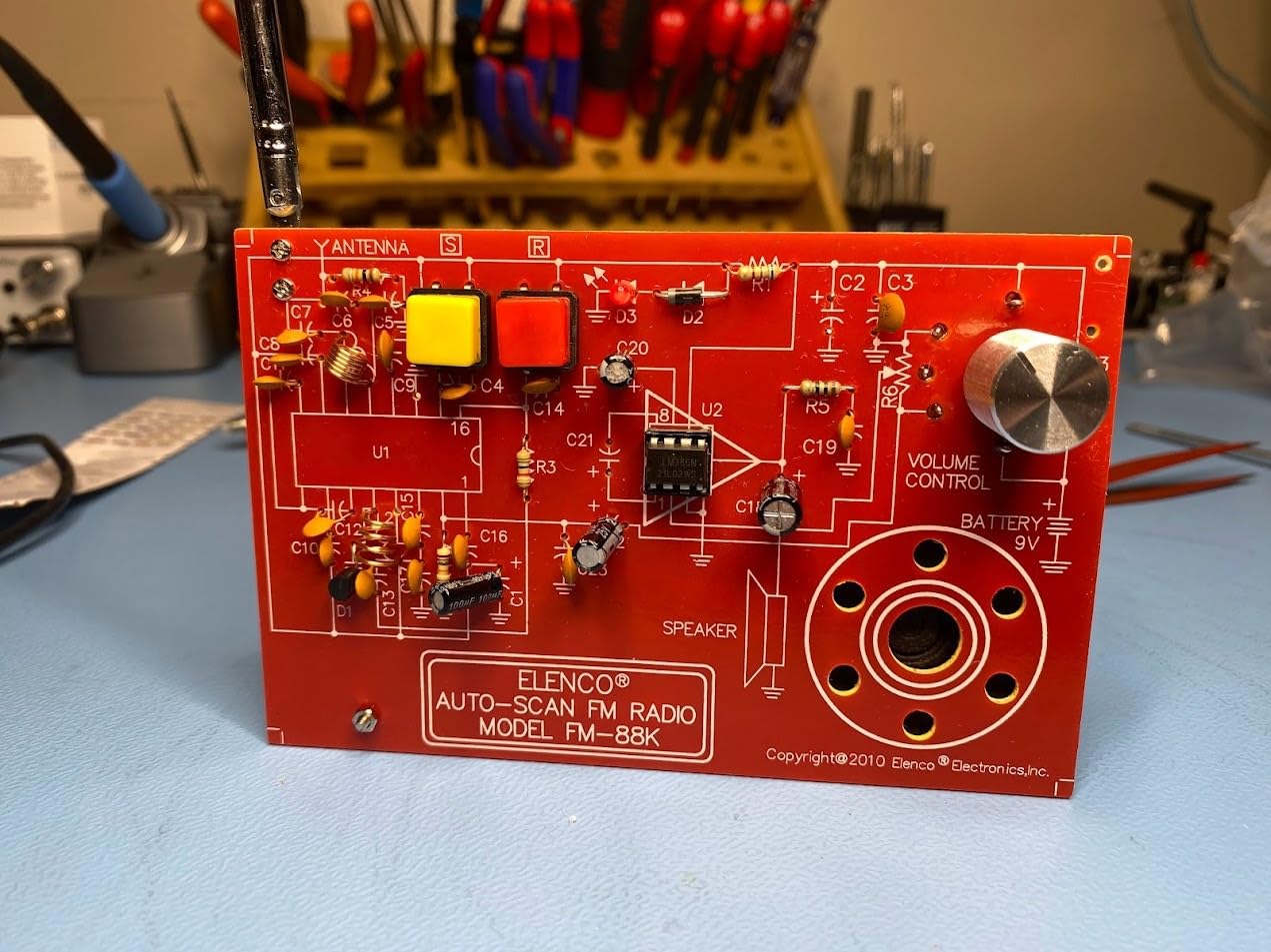 Elenco FM Radio Kit - DIY Radio Soldering Project Kit for Learning and STEM Education customer photo 1