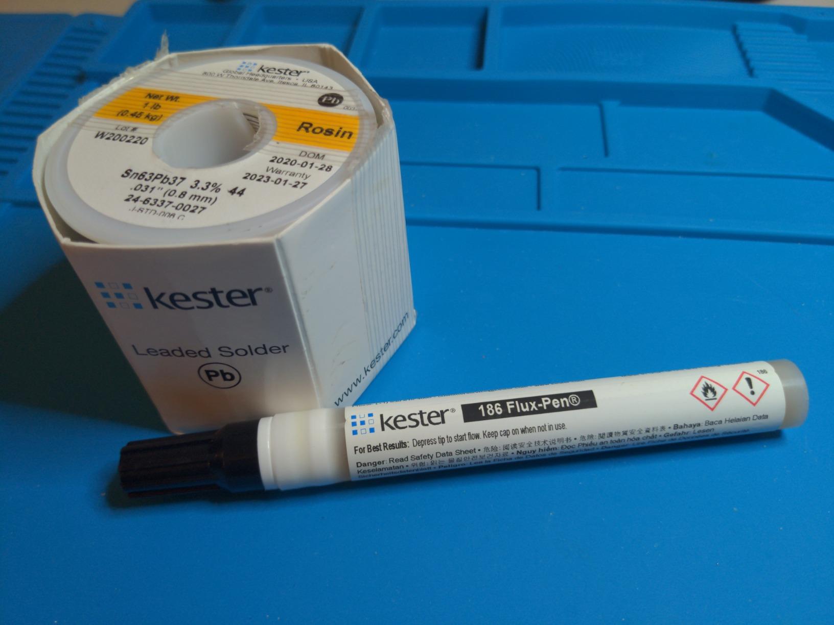 Kester 83-1000-0186 Mildly Activated Rosin Liquid Flux Pen for Lead-Bearing and Lead Free Alloy, 0.33 fl. oz. customer photo 1