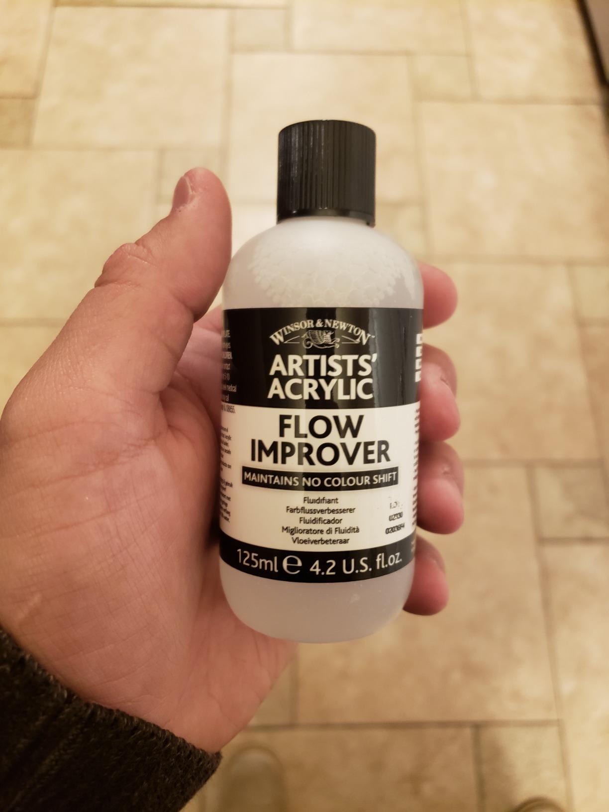 Winsor & Newton Professional Acrylic Medium, Flow Improver, 250ml (8.5-oz) customer photo 2