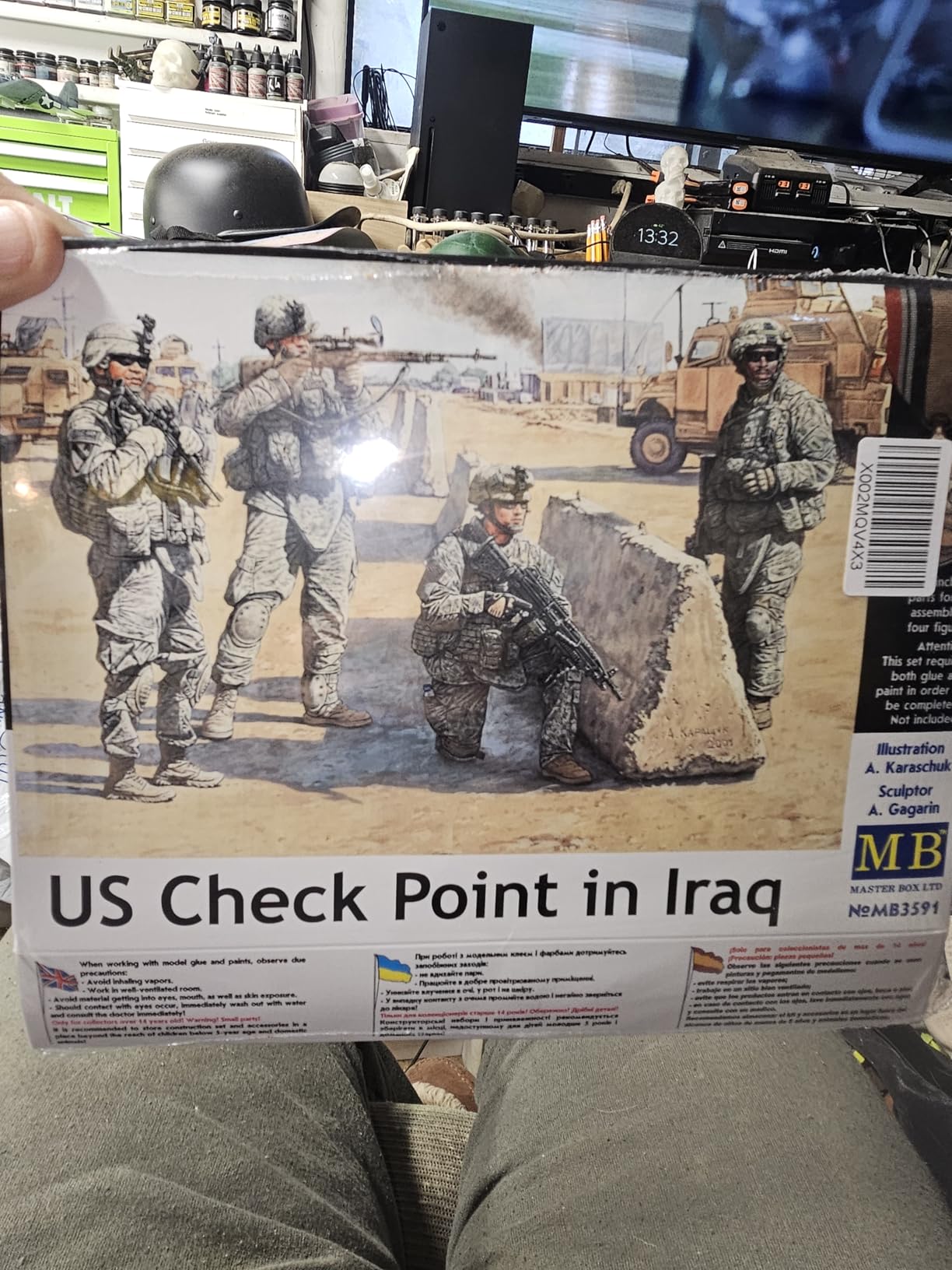 Masterbox US Check Point in Iraq 1:35 Scale Military Model Kit customer photo 1