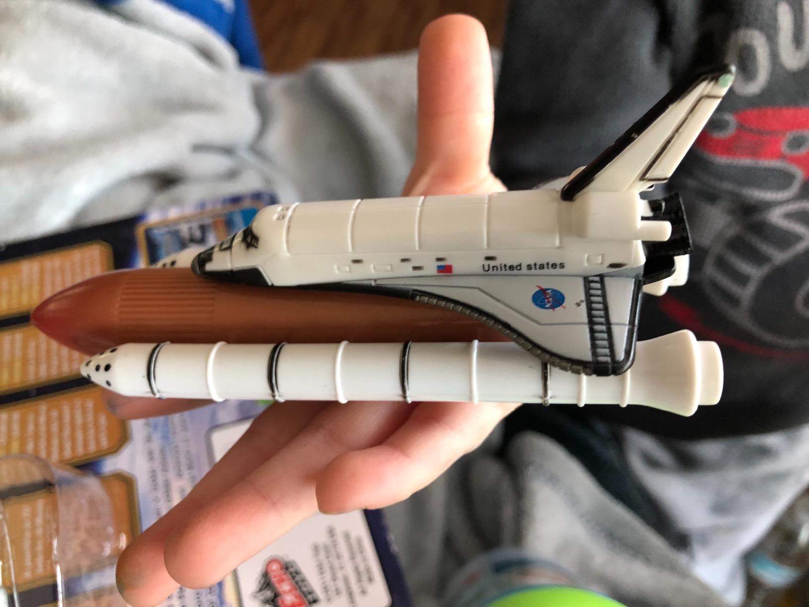 Spaceship Rocket Set - 5 Piece Space Program NASA Collector's Set - Mercury, Gemini, Apollo, Saturn Rockets And Space Shuttles customer photo 2