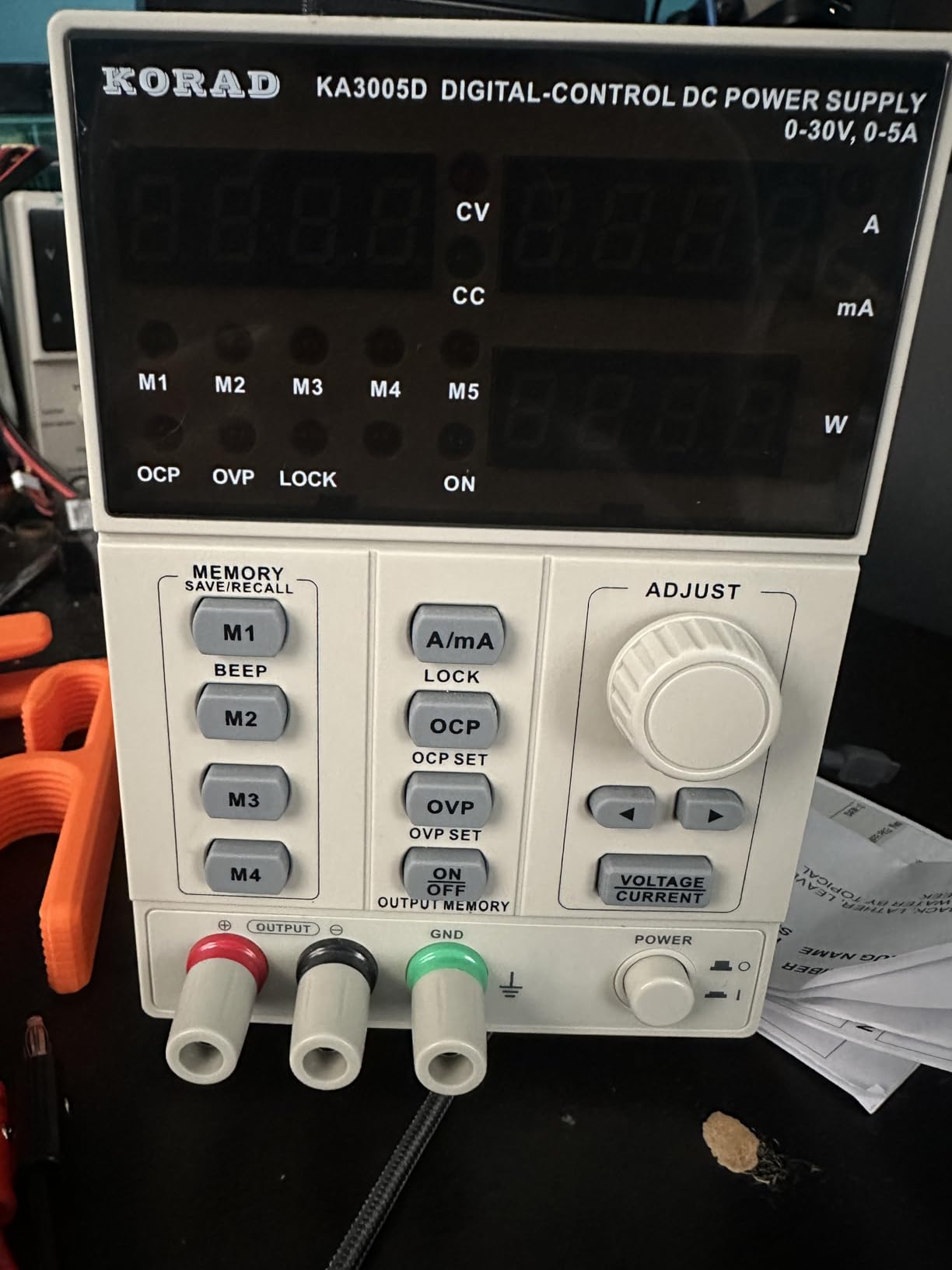 KORAD KA3005D - Precision Variable Adjustable 30V, 5A DC Linear Power Supply Digital Regulated Lab Grade customer photo 2