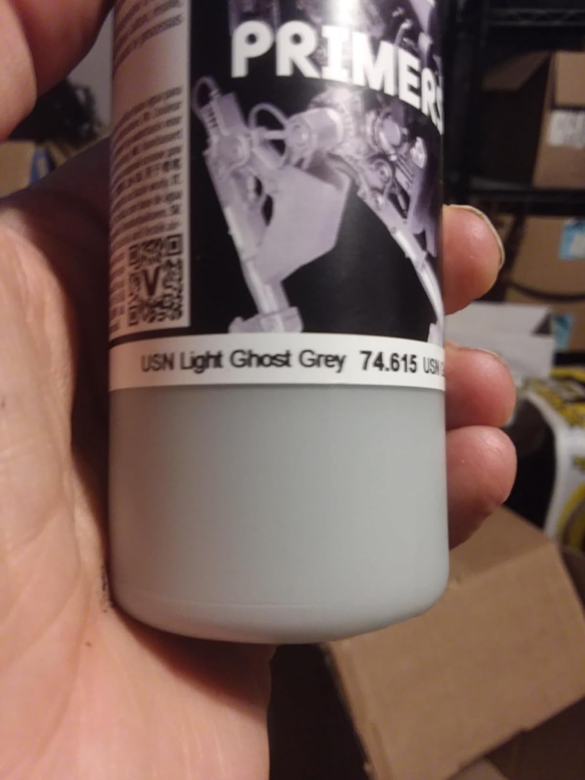 Vallejo Surface Primer USN Light Ghost Grey 60 ml - Matte Finish and Fast Drying customer photo 2
