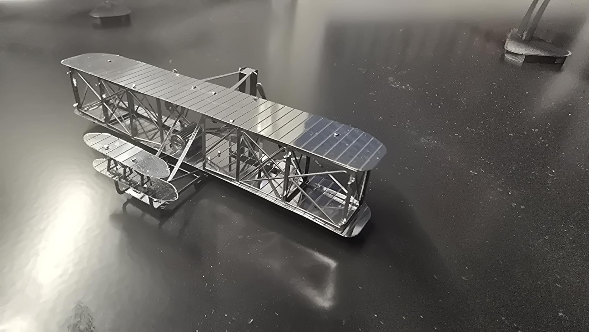 Metal Earth Wright Brothers Airplane 3D Metal Model Kit Fascinations customer photo 2