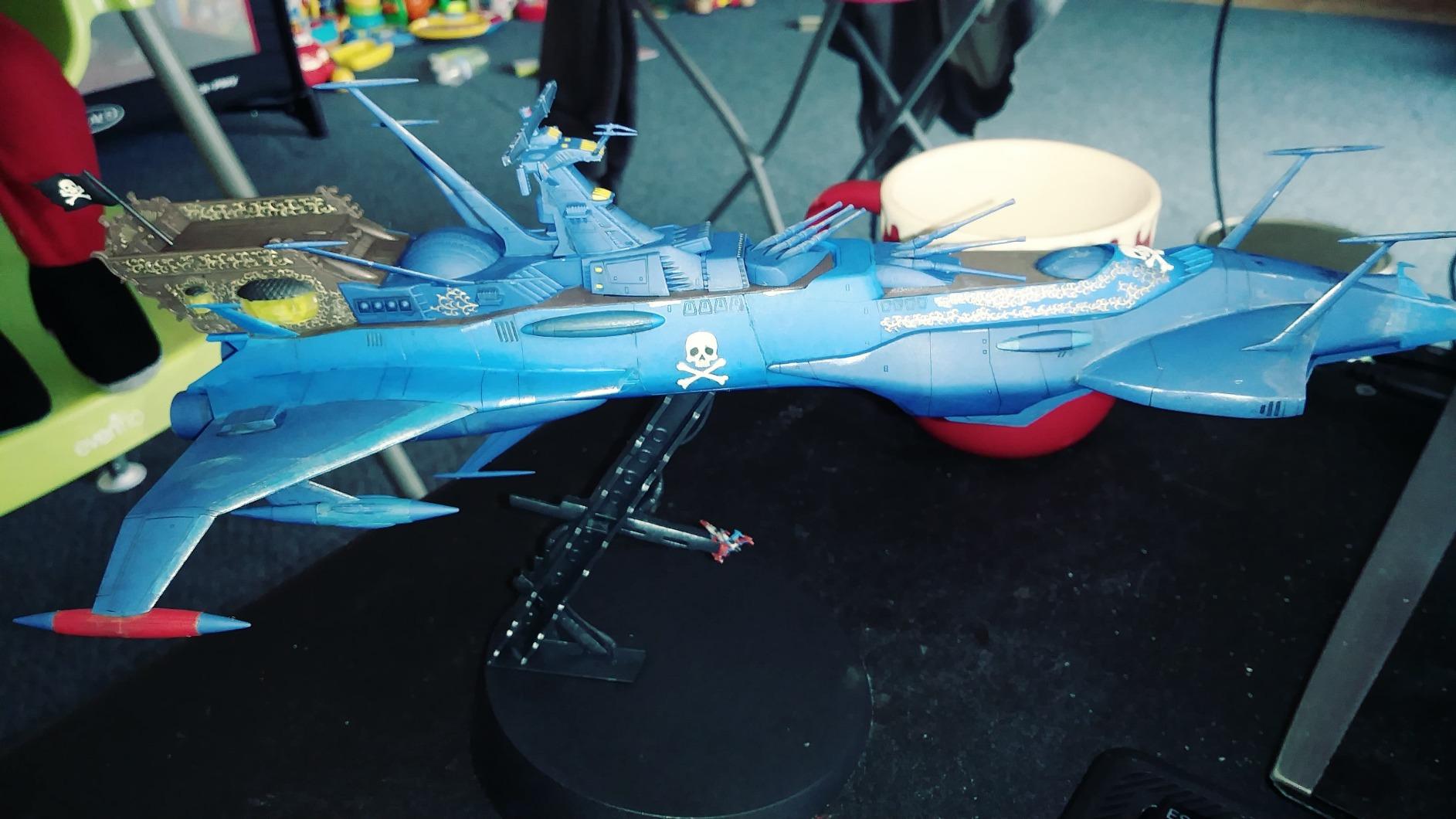 Hasegawa 1:1500 Space Pirate Battleship Arcadia customer photo 2