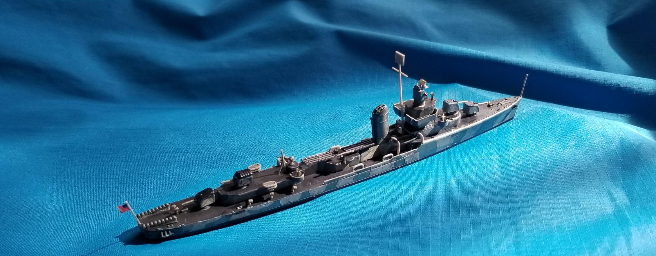 Tamiya 31911 1/700 Navy Destroyer DD412 Hammann Plastic Model Kit customer photo 1