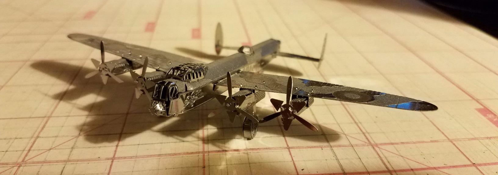 Fascinations Metal Earth Avro Lancaster Bomber 3D Metal Model Kit customer photo 1