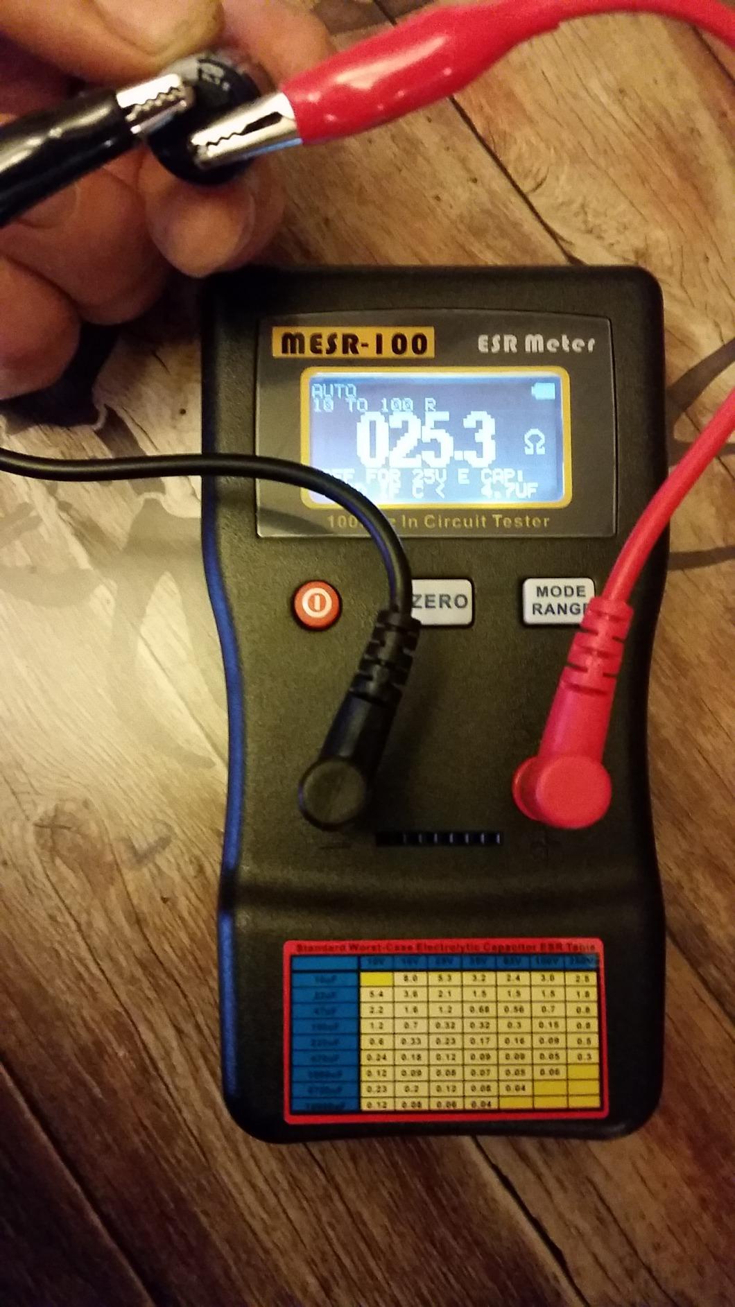 Signstek MESR-100 V2 Auto Ranging in Circuit ESR Meter Capacitor Tester/Low Ohm Meter Up to 0.01 to 100R, Support in Measuring Capacitance Resistance Circuit customer photo 1