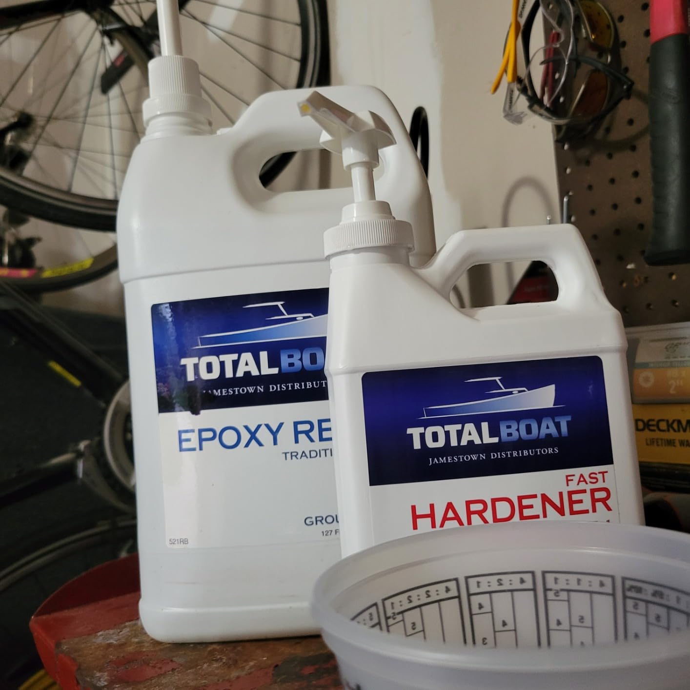 TotalBoat 5:1 Marine Epoxy Resin Kit for Bonding, Filleting, Coating, and Laminating - Fiberglass, Wood, Carbon Fiber customer photo 2