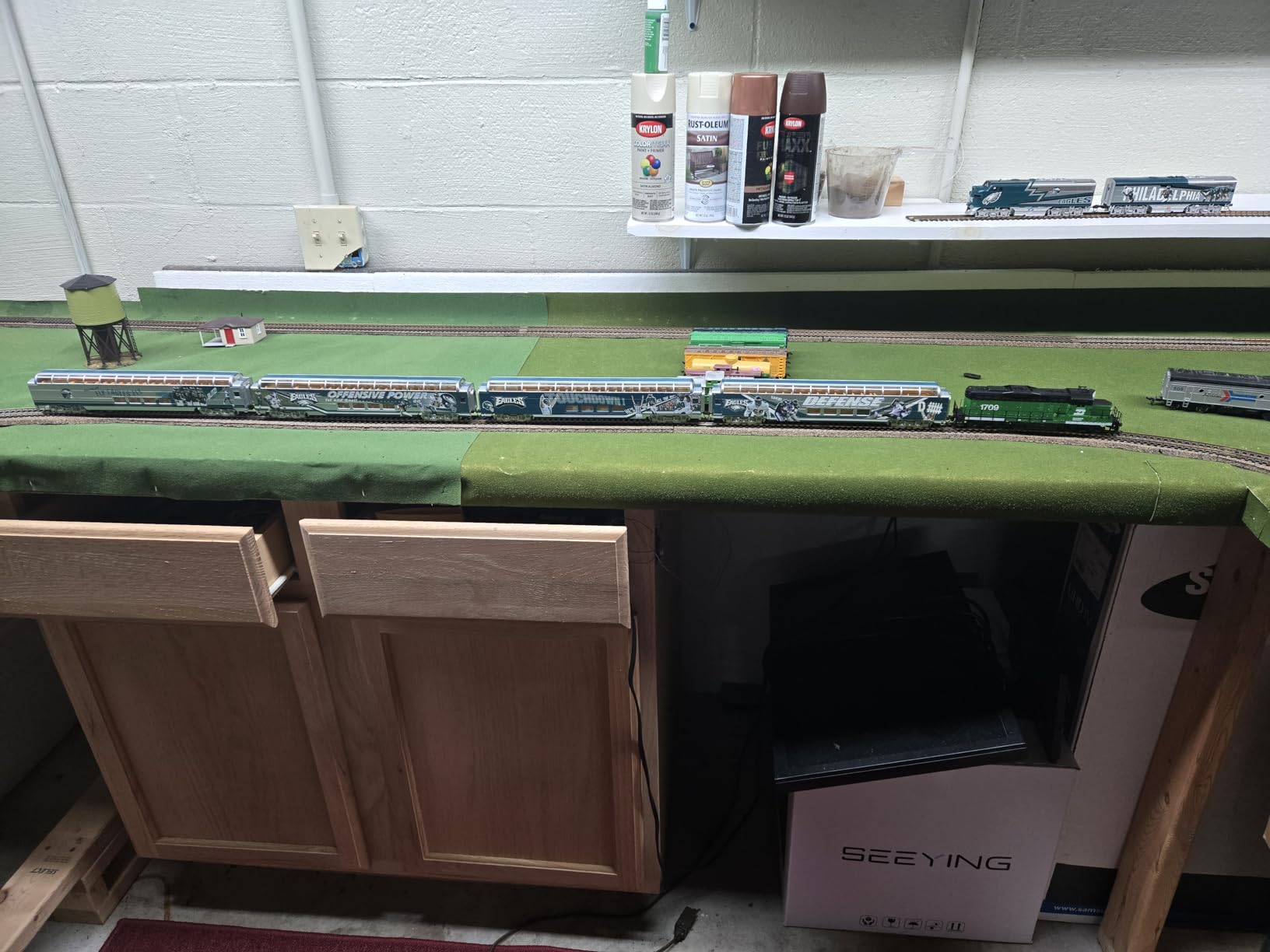 Walthers Trainline EMD GP9M-Standard DC-Burlington Northern #1709 (Green, White) - HO Scale customer photo 1