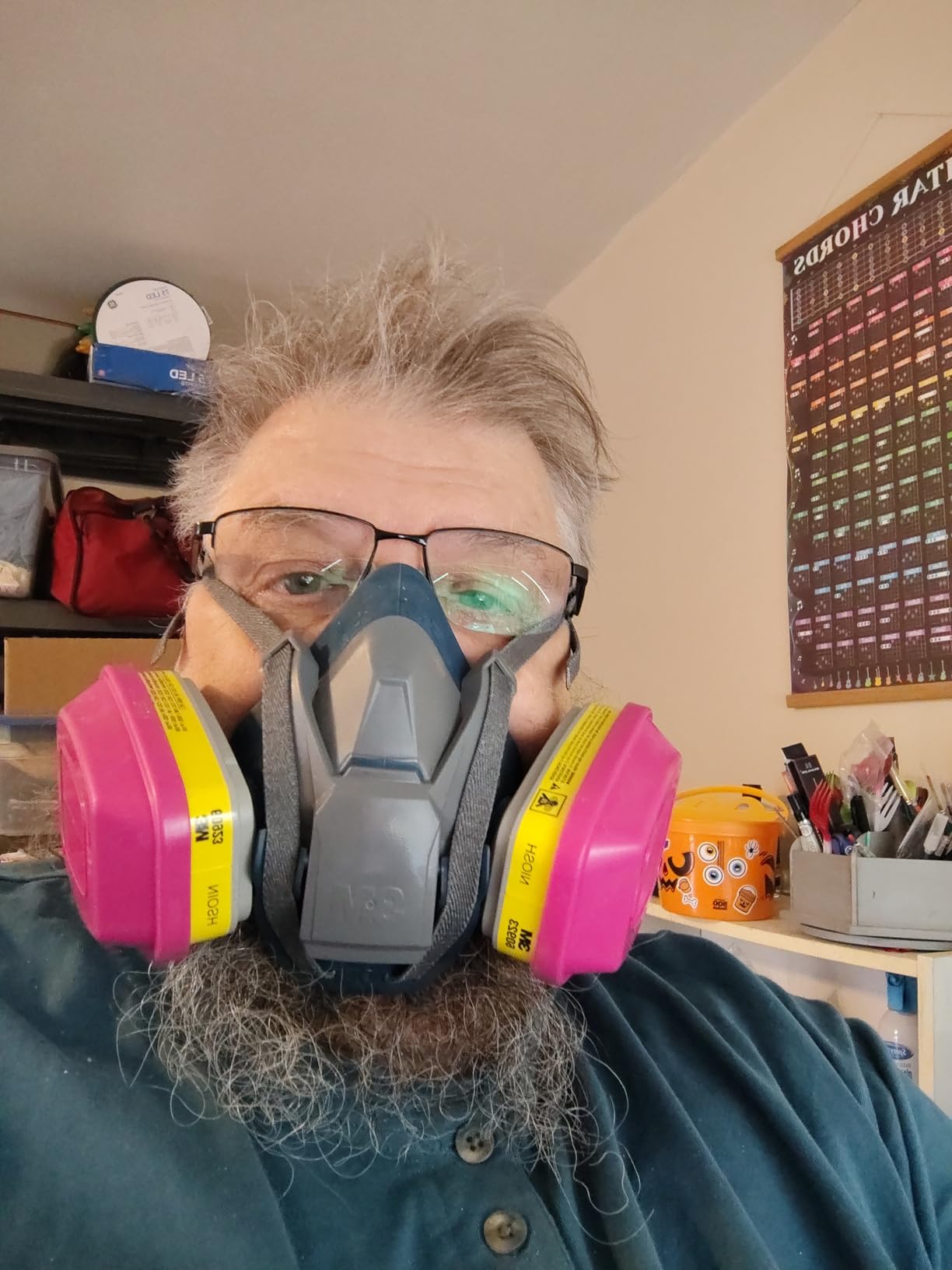 3M Rugged Comfort Quick Latch Half Facepiece Reusable Respirator 6502QL, NIOSH, Cool Flow Exhalation Valve, Bayonet Connection, Silicone Face Seal customer photo 1