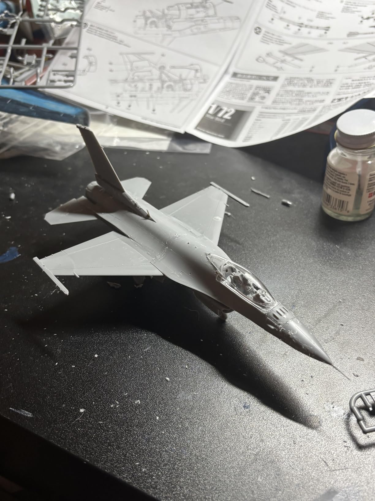 Tamiya 60786 1/72 F-16 CJ Fighting Falcon Plastic Model Airplane Kit customer photo 1