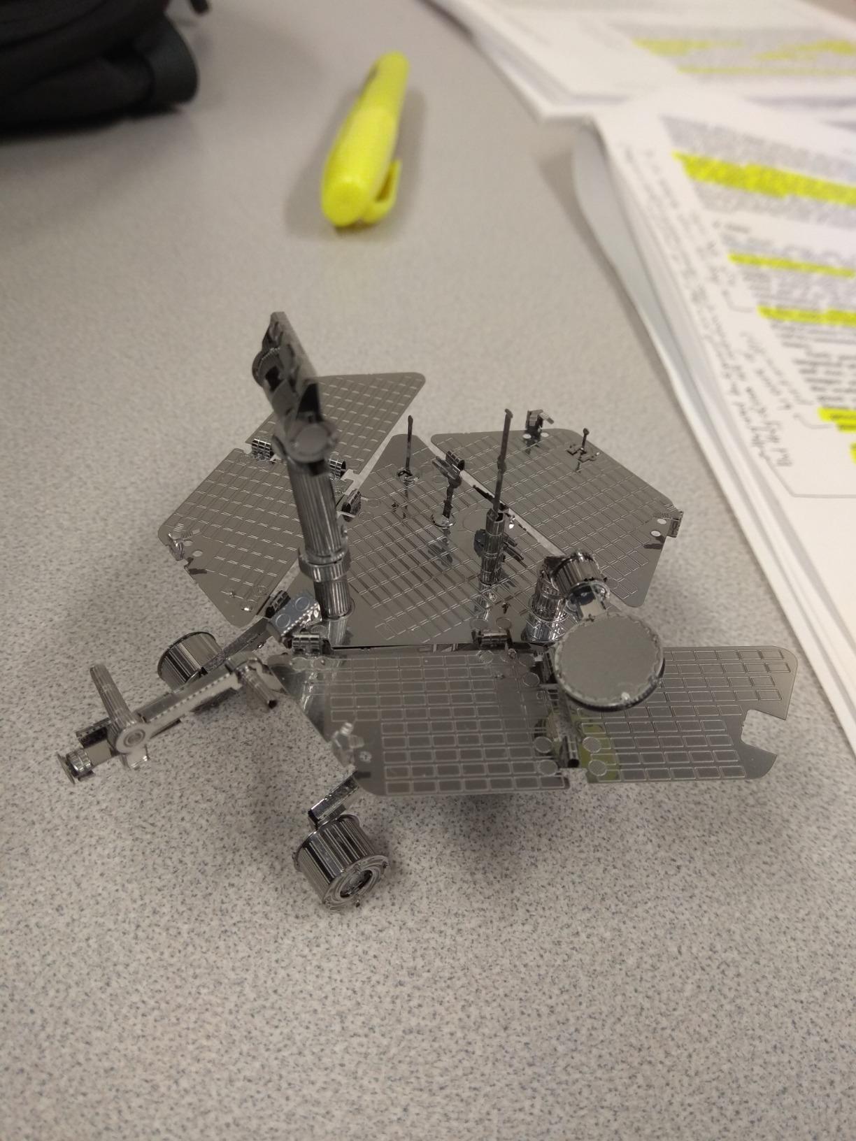 Fascinations Metal Earth Mars Rover 3D Metal Model Kit customer photo 2