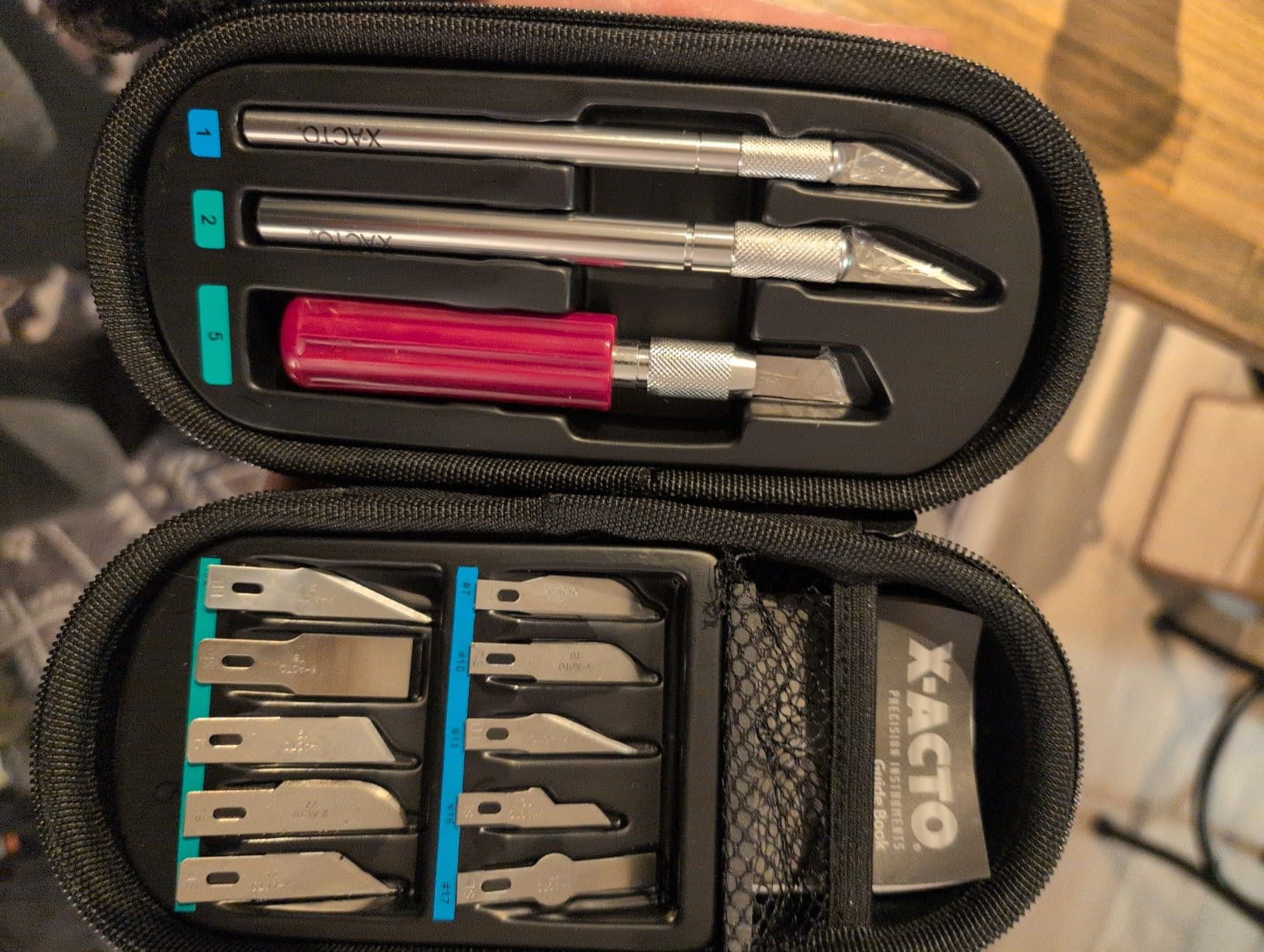 X-ACTO Compression Basic Knife Set, Includes 3 Knives, 13 Blades, Soft Carry Case, 17 Count - Crafting, Cutting Tools customer photo 1