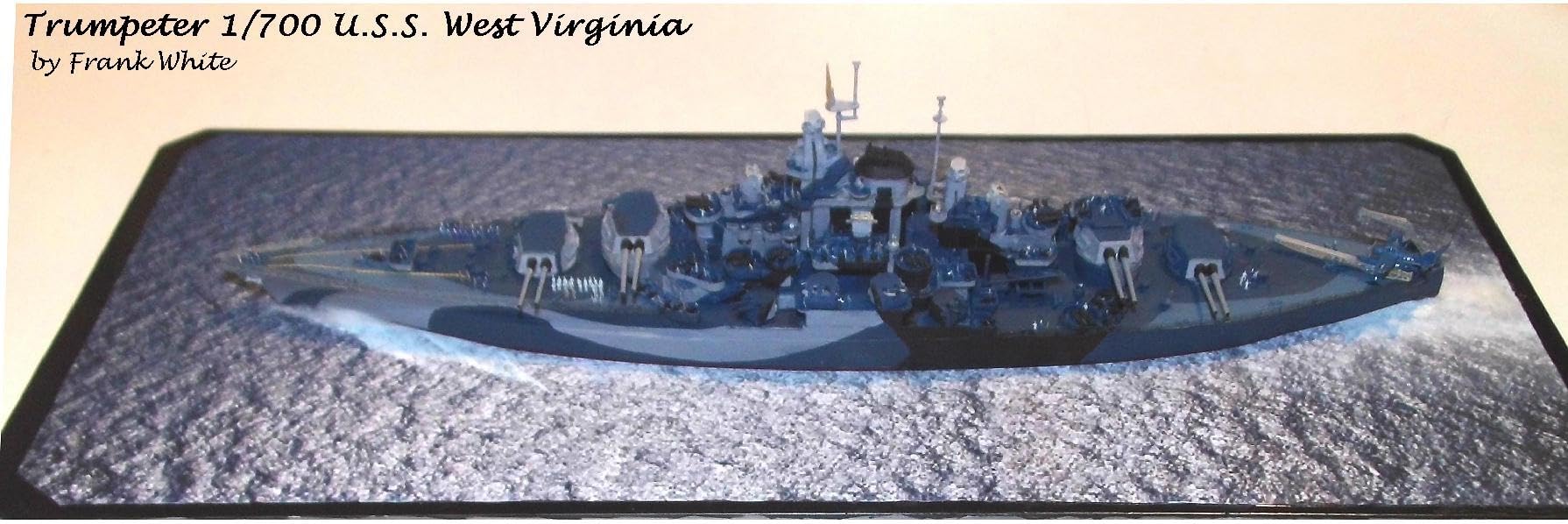 Trumpeter USS West Virginia BB48 Battleship 1941 Model Kit (1/700 Scale) customer photo 1